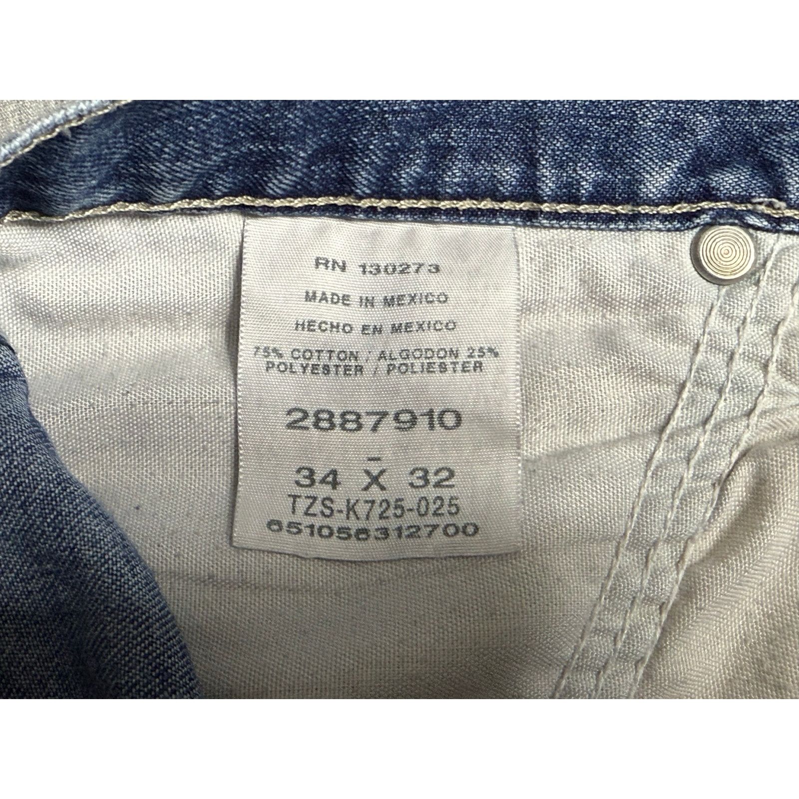Lee × Vintage Vintage Y2K Lee Loose Fit Carpenter Jeans 34x32 Size US 34 / EU 50 - 3 Thumbnail