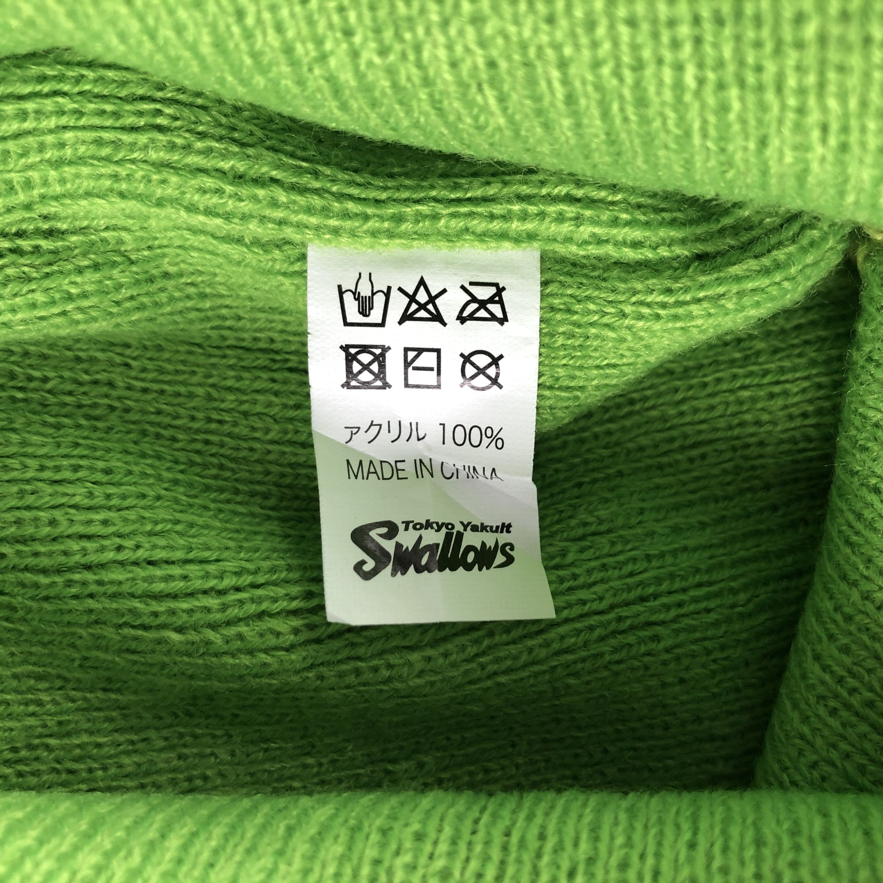 Japanese Brand × Vintage Yakult Swallows Bobble Beanie Snow Hat Snow Cap -D758 Size ONE SIZE - 5 Thumbnail