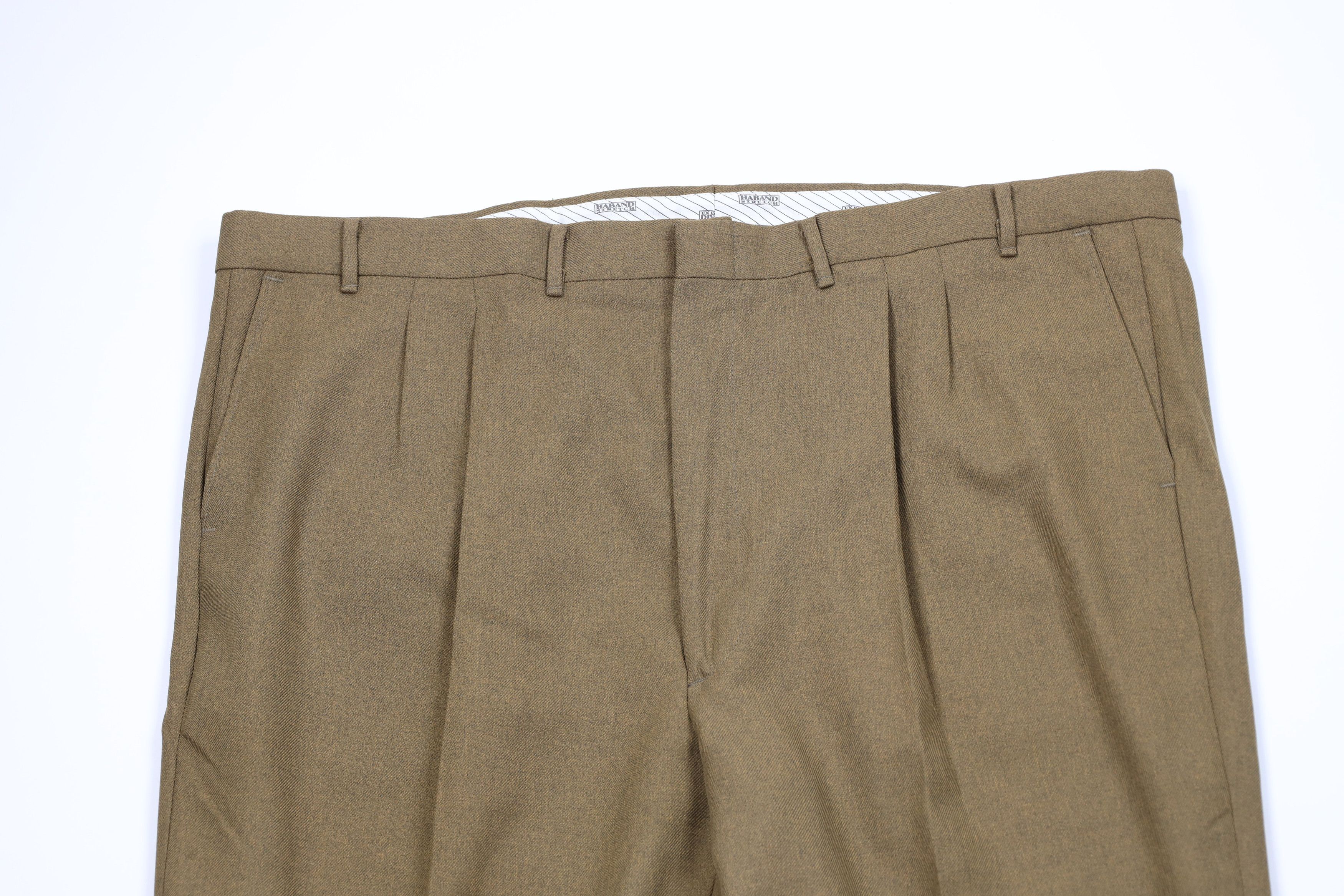 Vintage Vintage 90s Streetwear Knit Wide Leg Chain Pants Brown USA Size US 44 / EU 60 - 2 Thumbnail