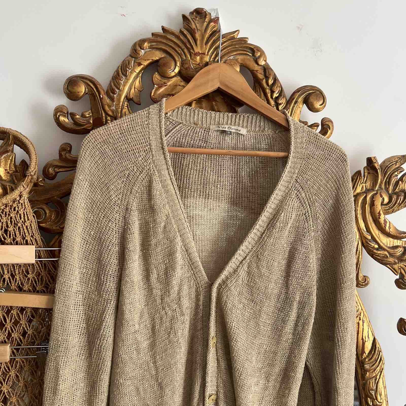 Japanese Brand × Vlas Blomme Vlas Blomme Kortrijk Cardigan Sz 3 Size US XL / EU 56 / 4 - 3 Thumbnail