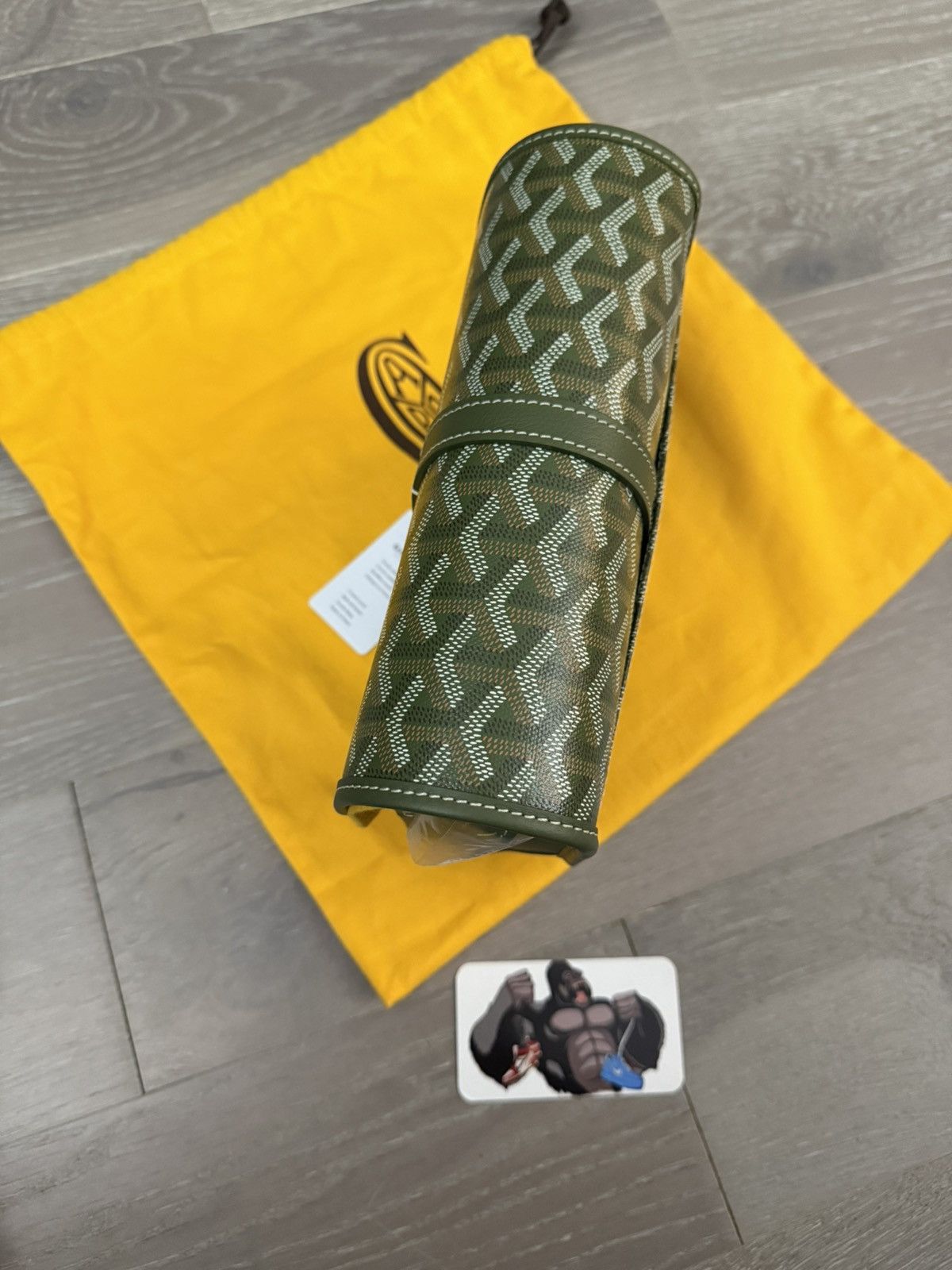 Goyard Goyard Belvedere PM Messenger Side Bag Luminous Khaki Green Size ONE SIZE - 6 Thumbnail