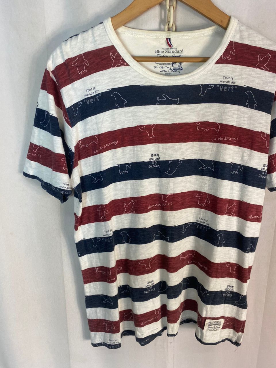 Japanese Brand Master tailor blue standard fullprint tshirt Size US M / EU 48-50 / 2 - 2 Thumbnail