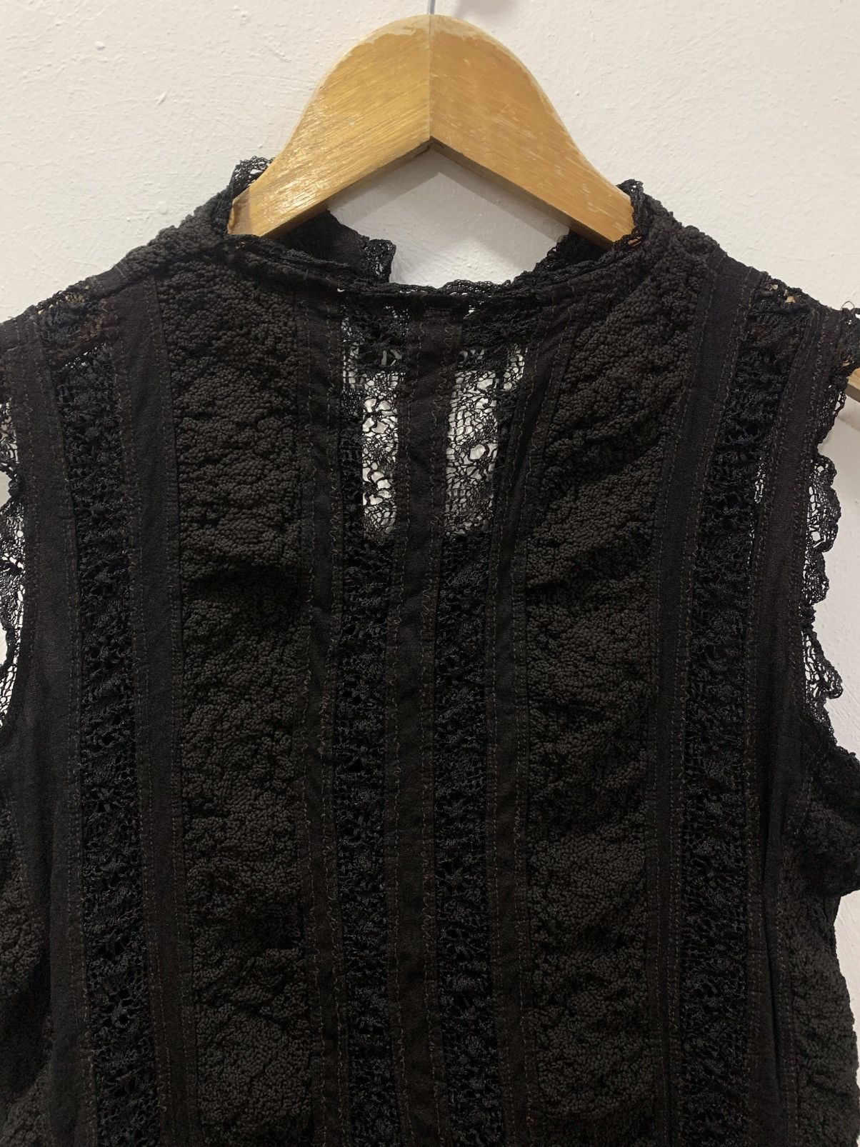 Japanese Brand YOSHIKI HISHINUMA CAULIFLOWER SLEEVELESS TOP Size XS / US 0-2 / IT 36-38 - 7 Thumbnail