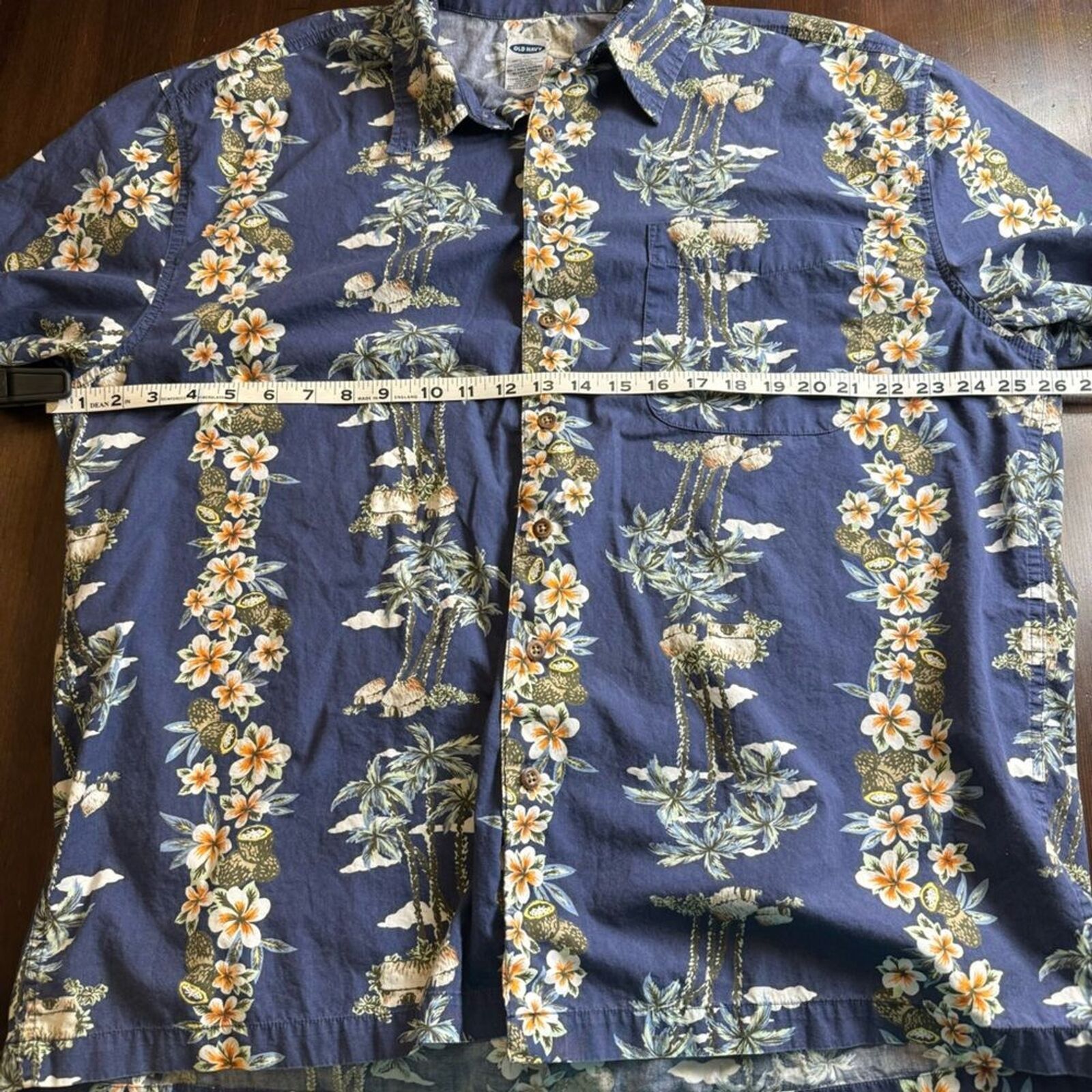Old Navy Old Navy Hawaiian Button Down 100% Cotton Shirt Men’s Sz XL Size US XL / EU 56 / 4 - 6 Thumbnail