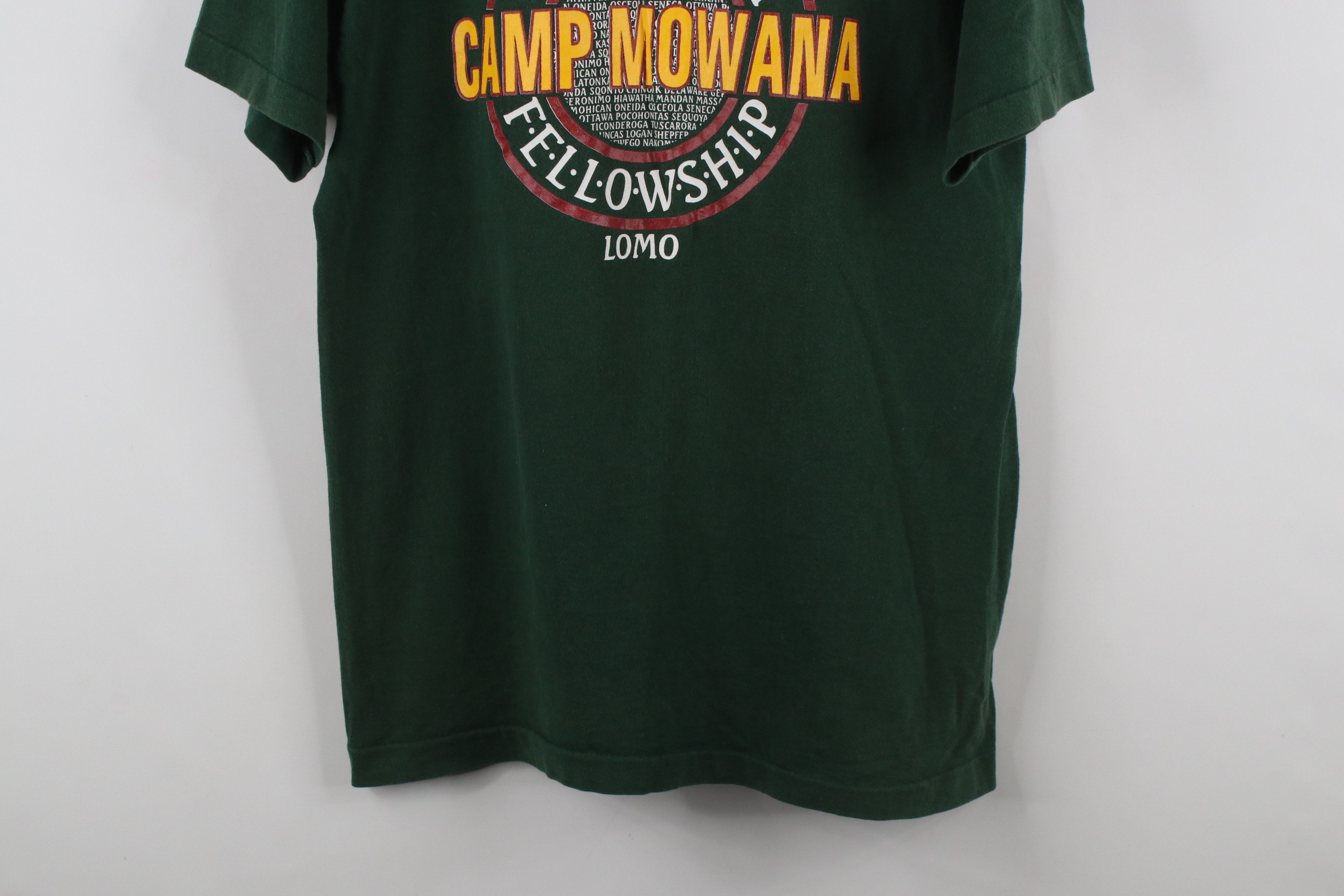Vintage Vintage 90s Christian Fellowship Camp Mowana T-Shirt USA Size US L / EU 52-54 / 3 - 3 Thumbnail
