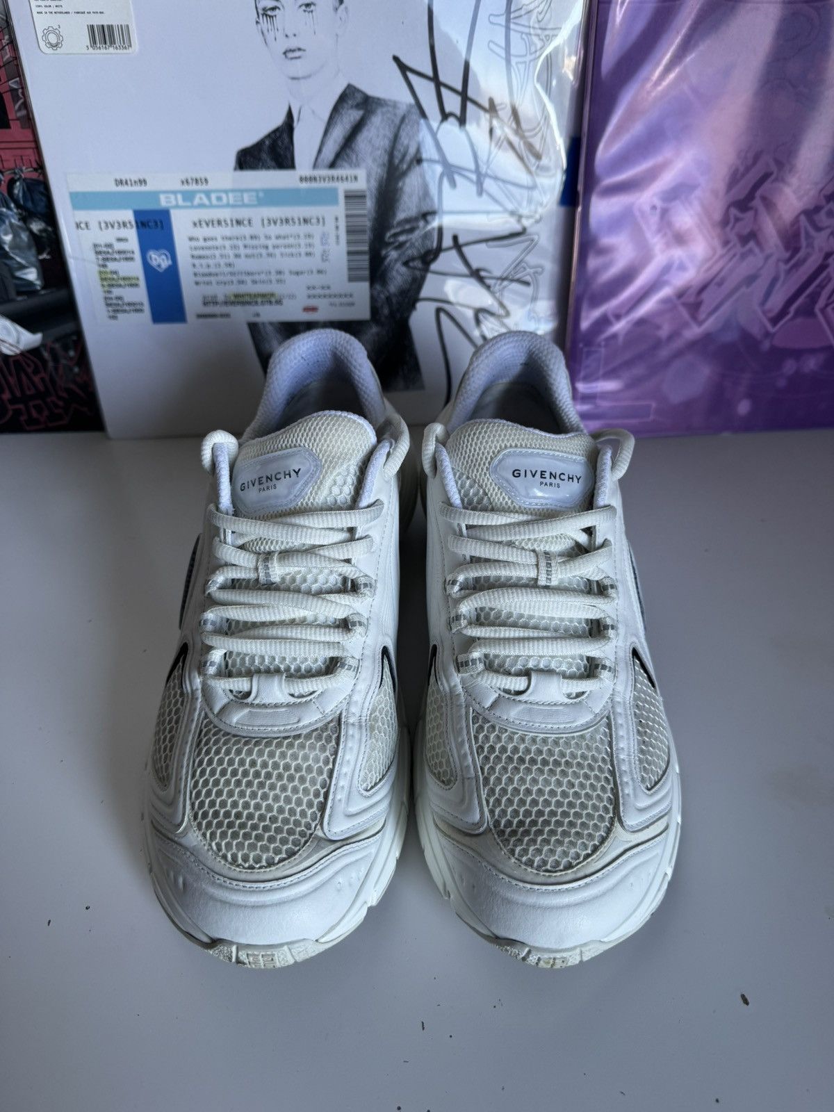 Givenchy Givenchy TK-MX White Sneakers Runners Luxury Designer Size US 9 / EU 42 - 6 Thumbnail