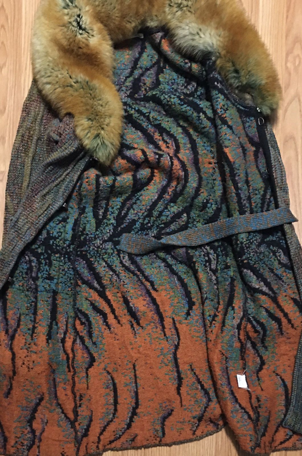 Roberto Cavalli Roberto Cavalli Rare Vintage Knit Coat Cardigan Fox Fur Sz S Size S / US 4 / IT 40 - 6 Thumbnail