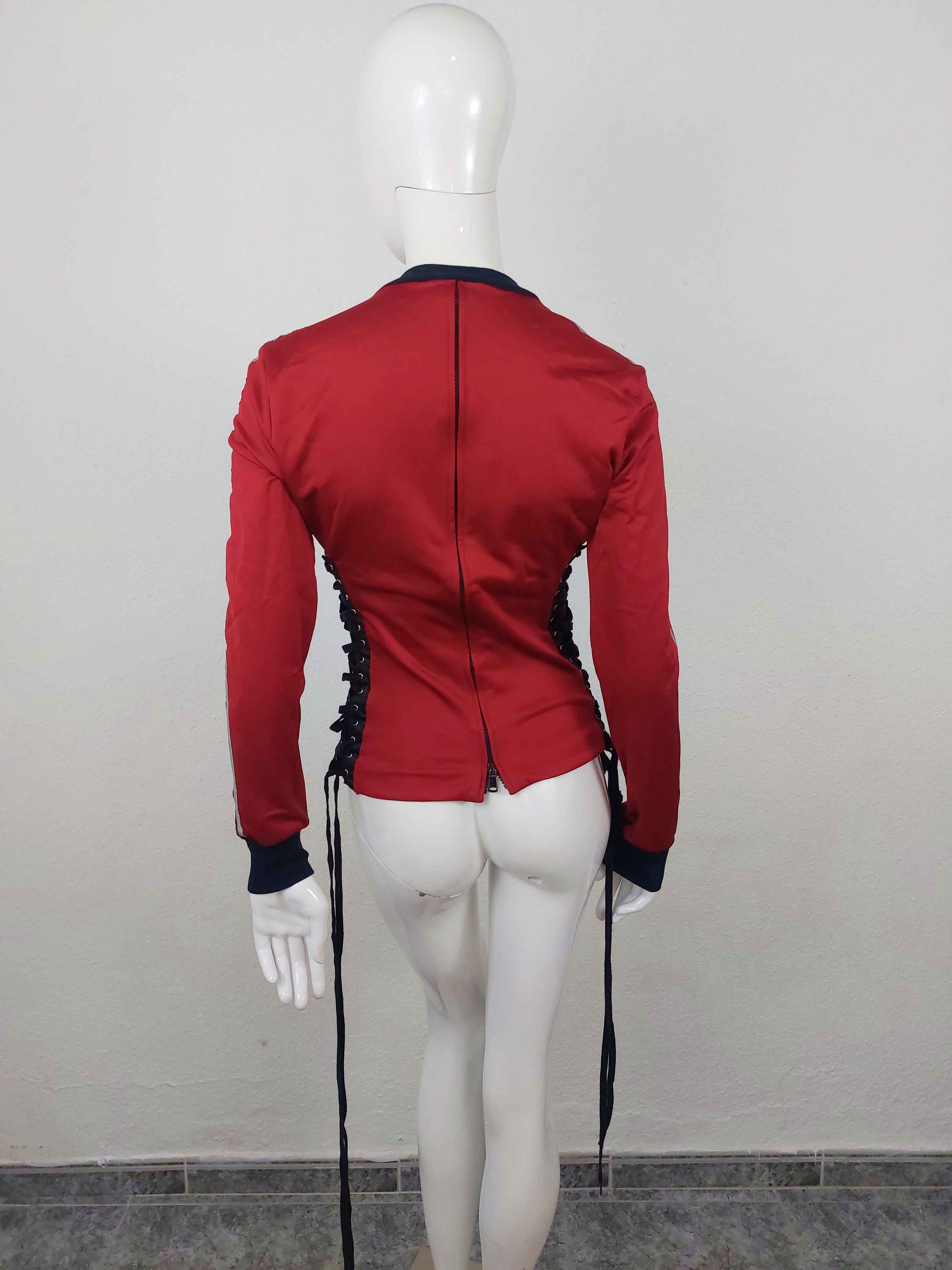 Dolce & Gabbana D&G Dolce and Gabbana Lace-up Corset Zip Jacket Size M / US 6-8 / IT 42-44 - 4 Thumbnail