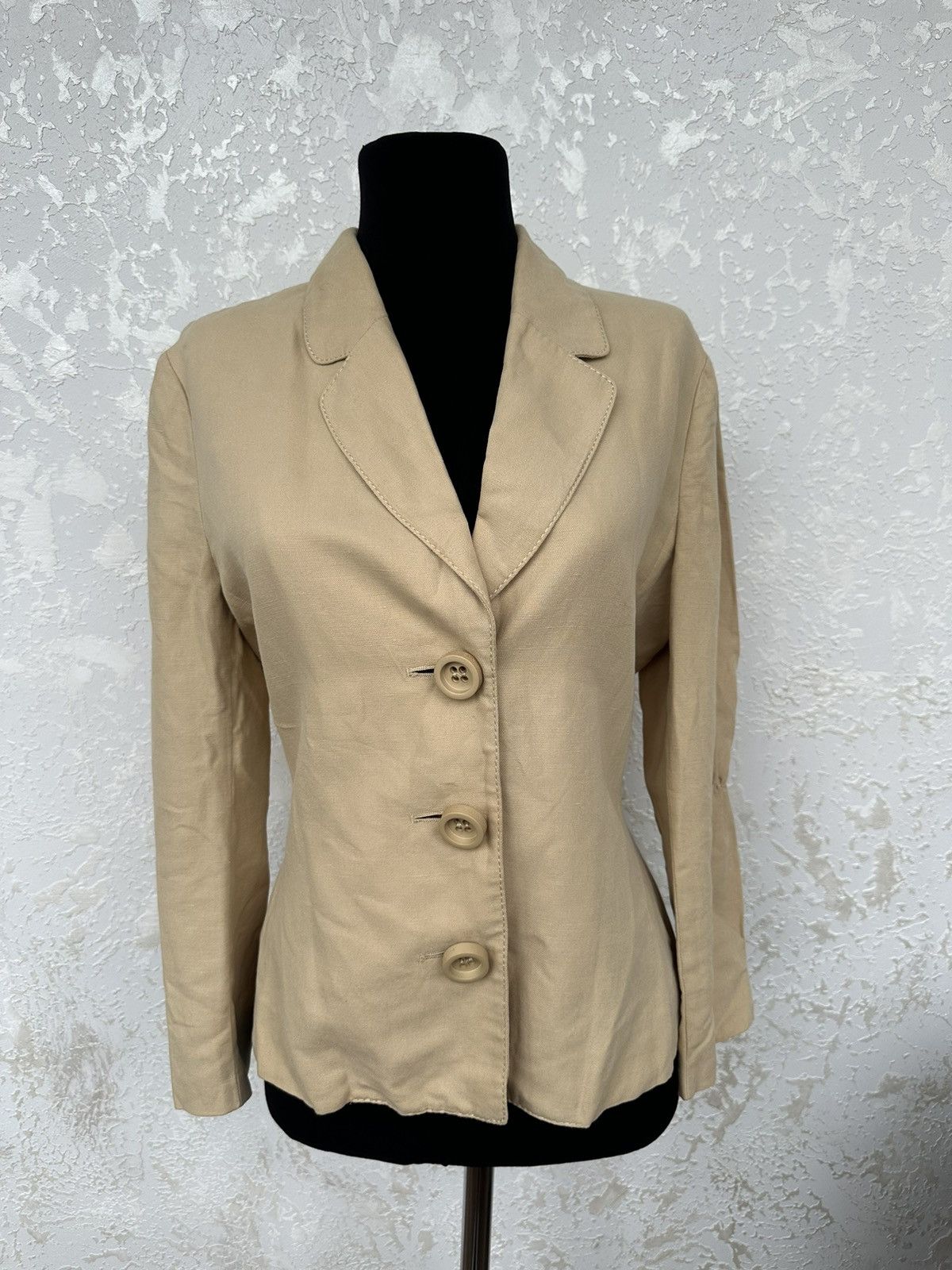Moschino Moschino CheapandChic blazer women Beige size Usa 10 Size L / US 10 / IT 46 - 1 Thumbnail