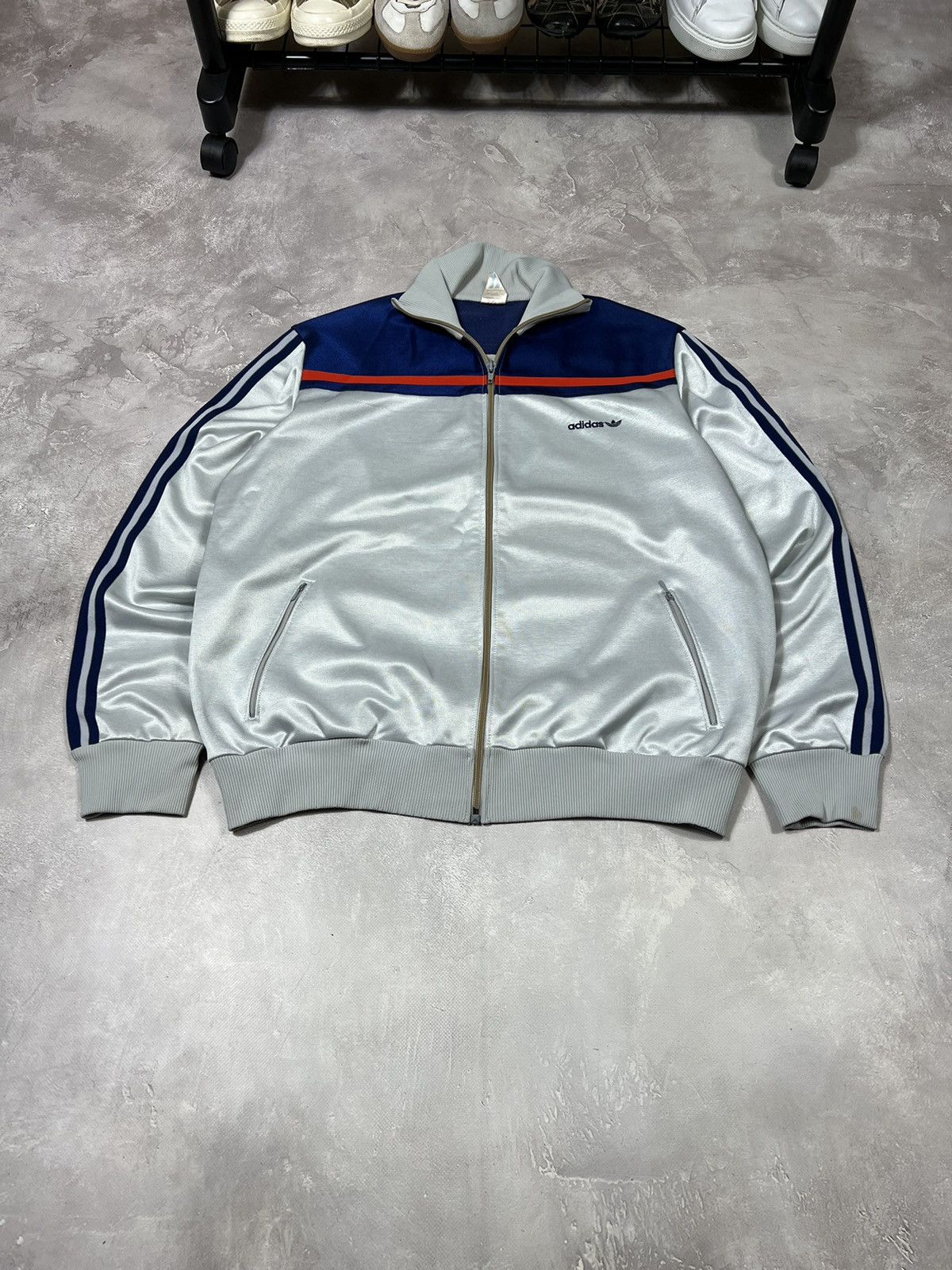 Adidas Vintage 80s Adidas Made in West Germany Jacket Size US M / EU 48-50 / 2 - 2 Thumbnail