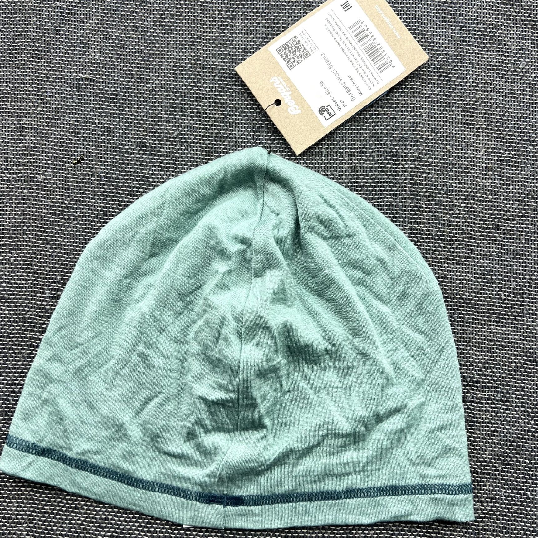 Vintage Bergans of Norway Beanie Hat One Size Merino Wool Lightweight Outdoor Stretch Blue Unisex Adults Womens Mens Size ONE SIZE - 5 Thumbnail