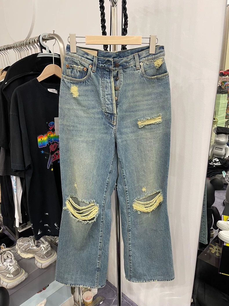 Gucci Gucci size 23 Straight Break Jeans 2503-Nextarrow Size US 30 / EU 46 - 1 Thumbnail