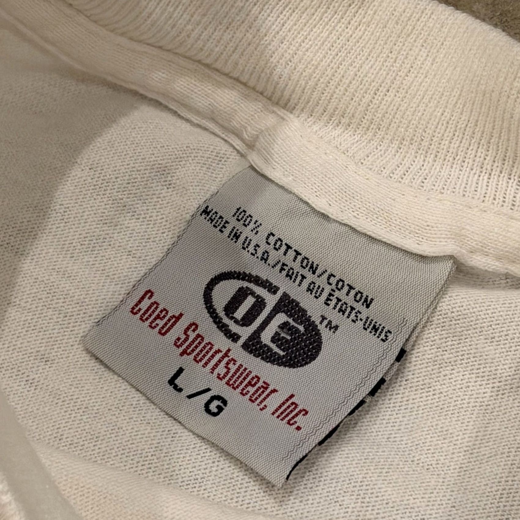 Vintage VINTAGE The Power Of A Women Womens Golf Shirt 90s White Size L T-Shirt Mens? Size L / US 10 / IT 46 - 4 Thumbnail