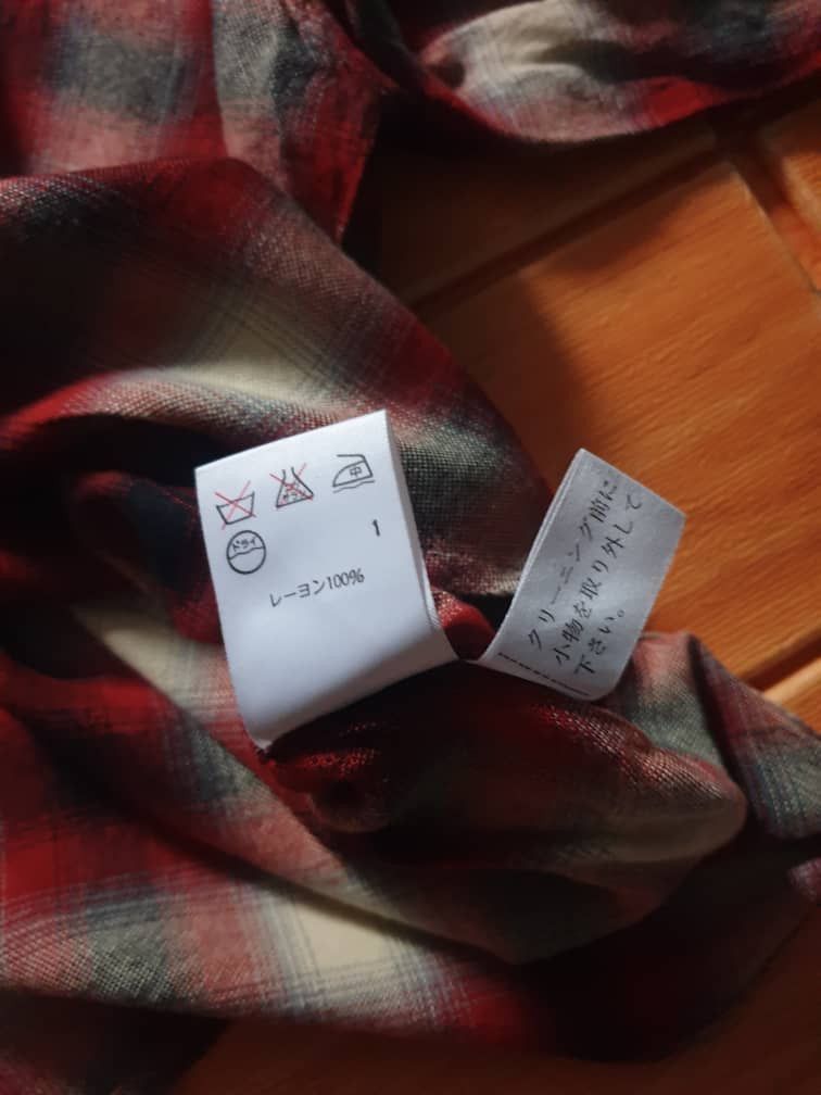 Polo Ralph Lauren 💥Polo Ralph Lauren Checkered Rayon Longsleeve shirt Size US XS / EU 42 / 0 - 4 Thumbnail