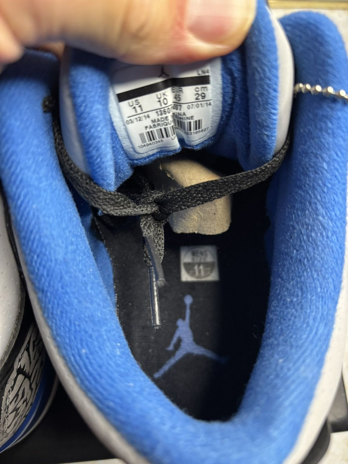 Jordan Brand Jordan Retro 3 ‘sport blue’ Size US 11 / EU 44 - 6 Thumbnail