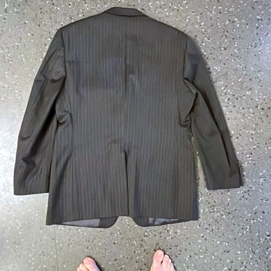 Brooks Brothers Brooks Brothers Charcoal Pinstripe Suit, Vintage Size 42L - 4 Thumbnail