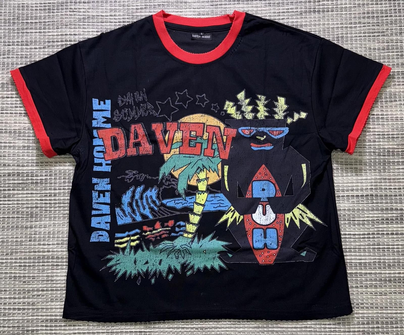 Other Daven Homme Black Mari Tee Size US L / EU 52-54 / 3 - 1 Thumbnail