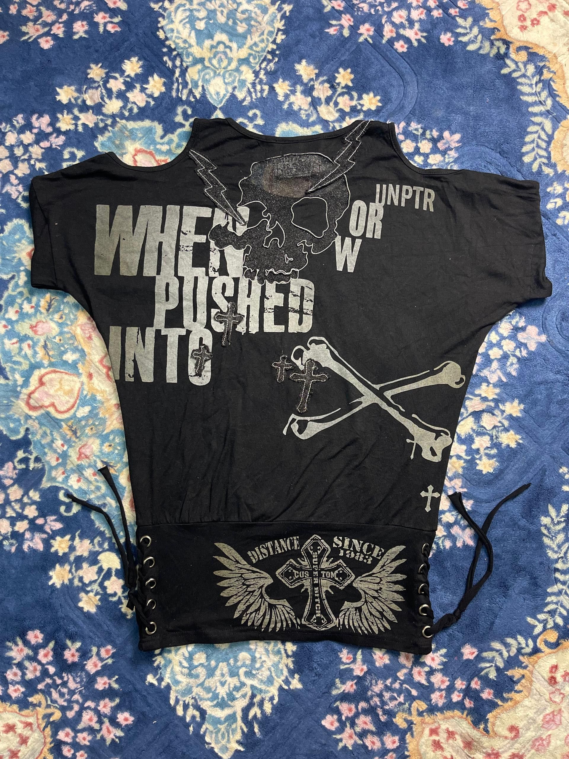 Vintage Rich Or Die x Skull Size ONE SIZE - 6 Thumbnail