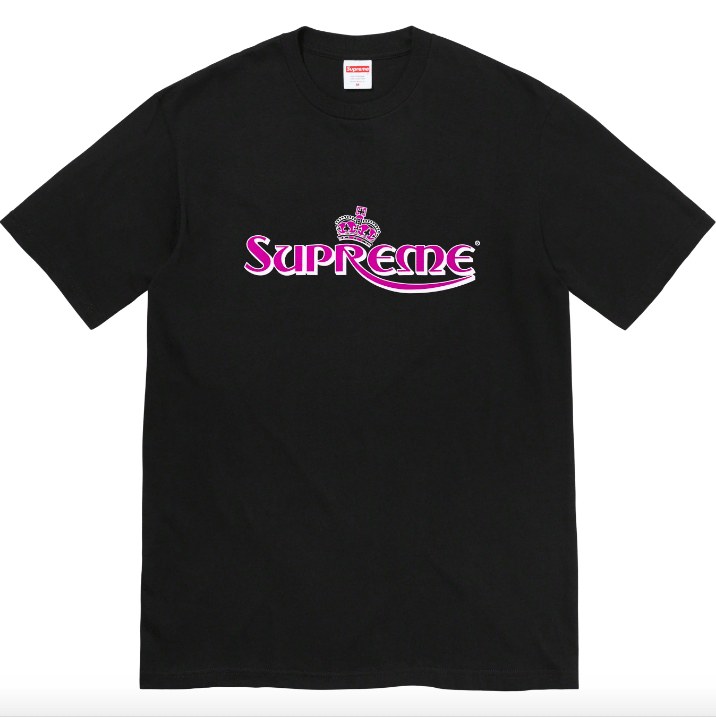Supreme Supreme Crown Tee - Black - XL - SS23 Size US XL / EU 56 / 4 - 1 Thumbnail