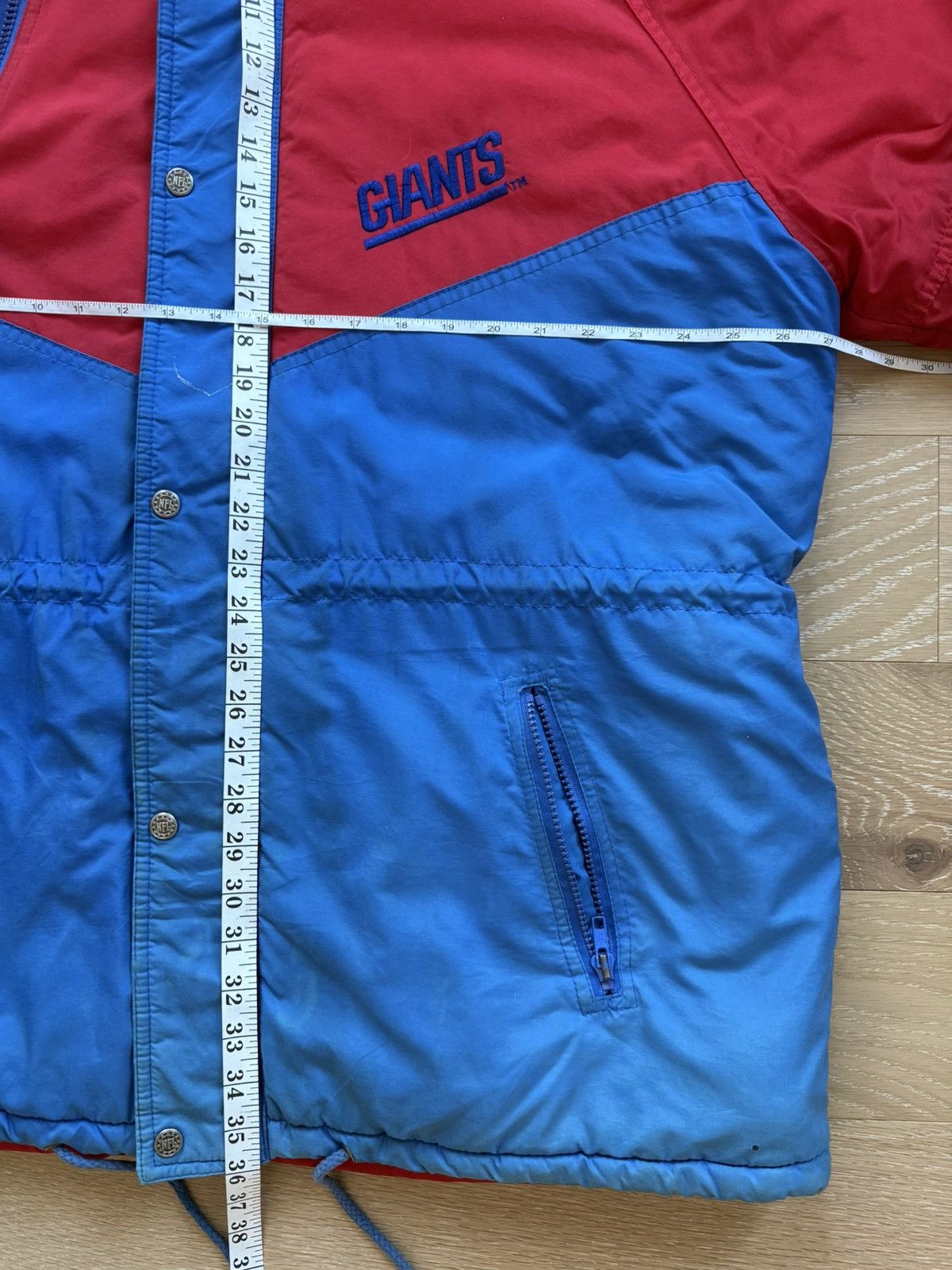 NFL Vintage ‘90s New York Giants NFL Football Parka Size US L / EU 52-54 / 3 - 12 Thumbnail