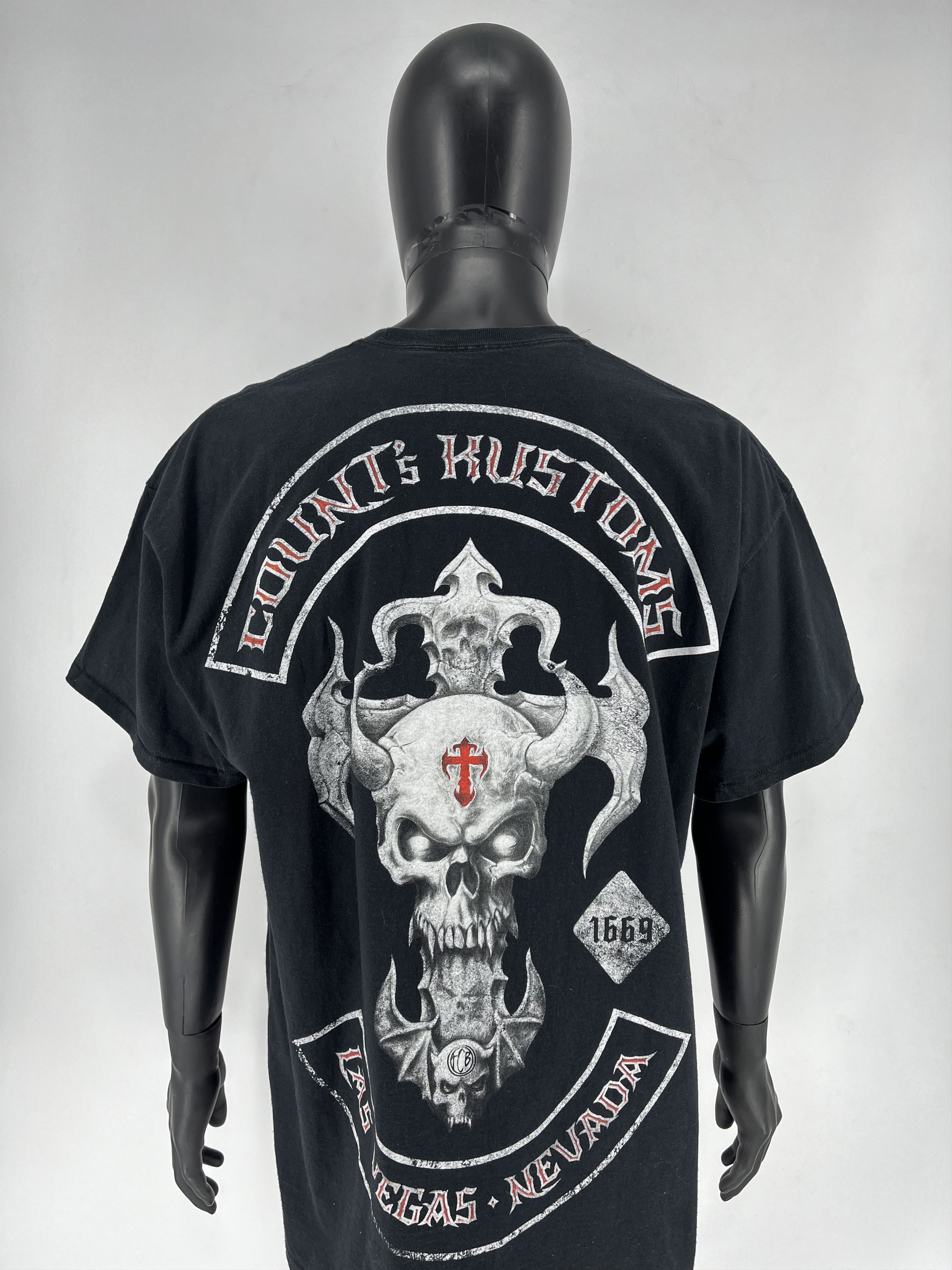 Vintage Vintage Counts Kustoms Las Vegas Made in USA t-shirt Size US XXL / EU 58 / 5 - 1 Thumbnail