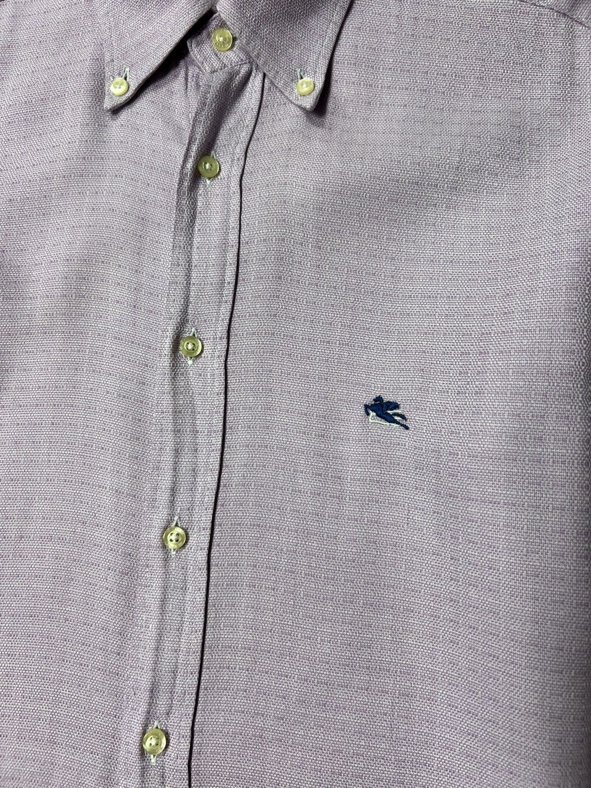 Etro Etro Milano Long Sleeve Linen Button Up Shirt Size US M / EU 48-50 / 2 - 5 Thumbnail