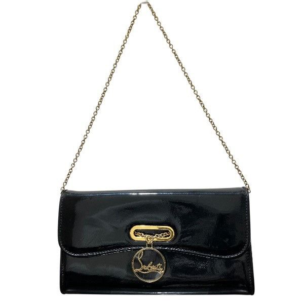 Christian Louboutin Christian Louboutin Christian Louboutin Riviera Patent Leather 2way Bag Leather Clutch Bag 3101024 DUTY FREE for USA Size ONE SIZE - 1 Thumbnail