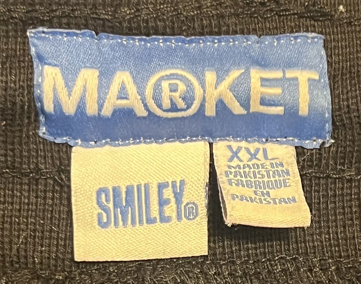 Market Authentic Market Smiley Haters Sweatshorts black xxl shorts Size US 42 / EU 58 - 3 Thumbnail