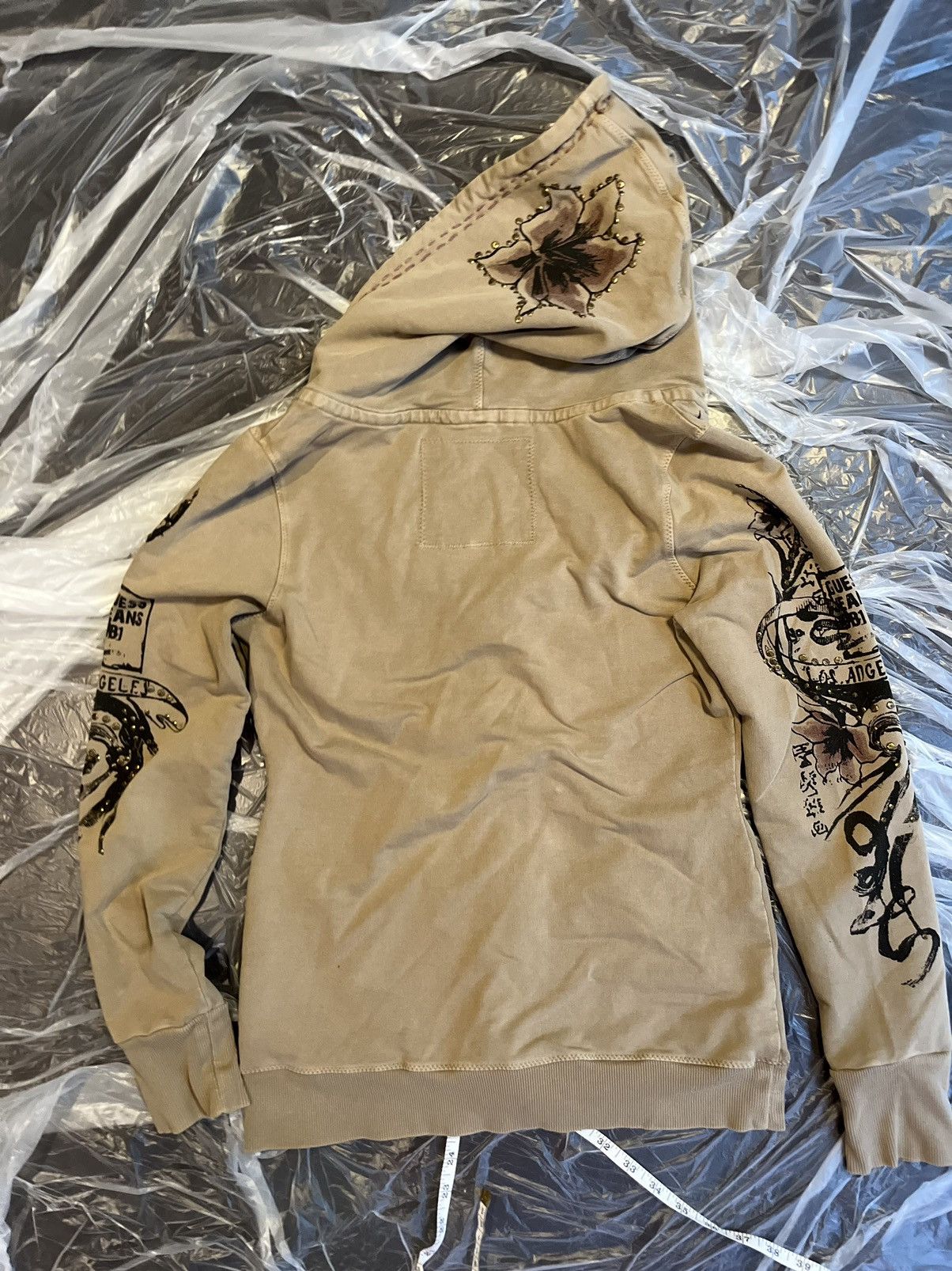 Guess × Japanese Brand Guess Vintage Embroidered Hoodie Size M / US 6-8 / IT 42-44 - 4 Thumbnail