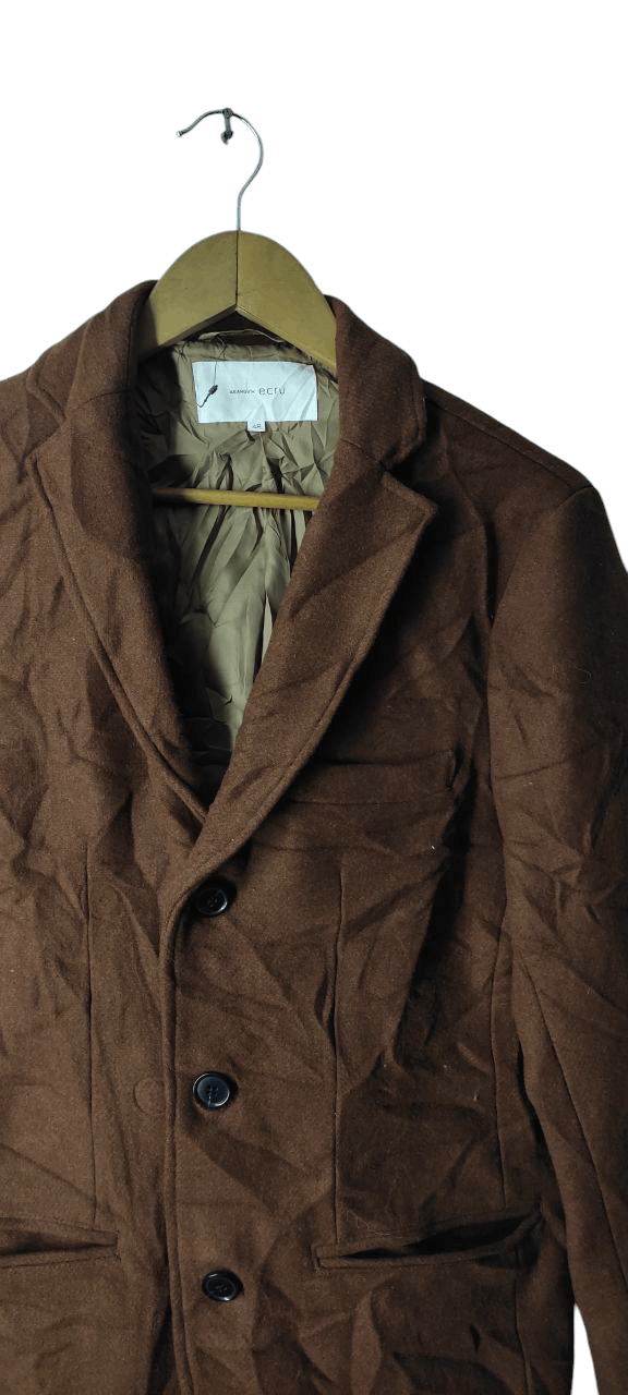 ABAHOUSE ABAHOUSE JAPAN DESIGN WOOL COAT JACKET Size US S / EU 44-46 / 1 - 8 Thumbnail