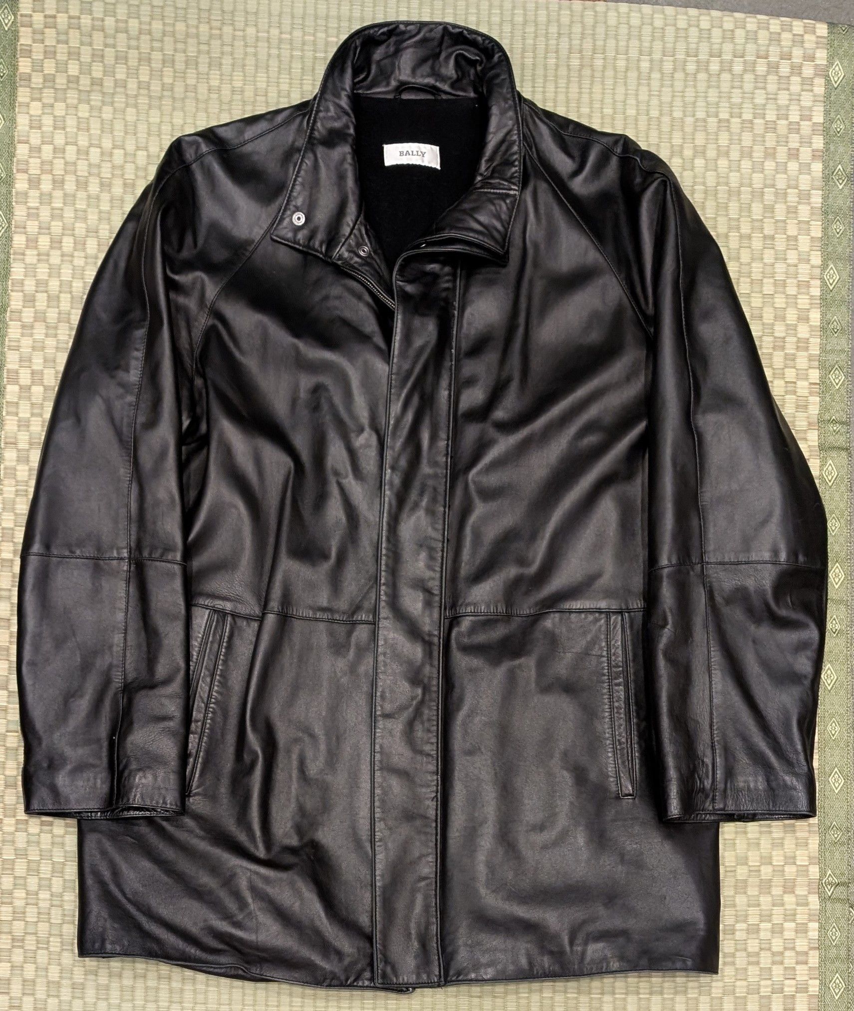 Bally Bally Soft Leather Wool/Cashmere Lined Coat Made in Italy Size US M / EU 48-50 / 2 - 1 Thumbnail
