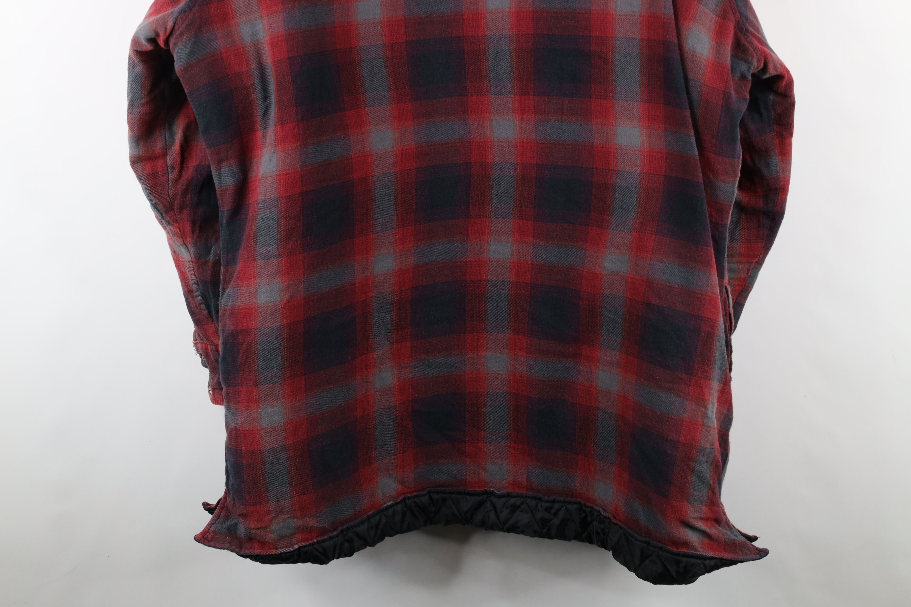 Vintage Vintage 90s Streetwear Flannel Western Shirt Jacket Shacket Size US XXL / EU 58 / 5 - 13 Thumbnail