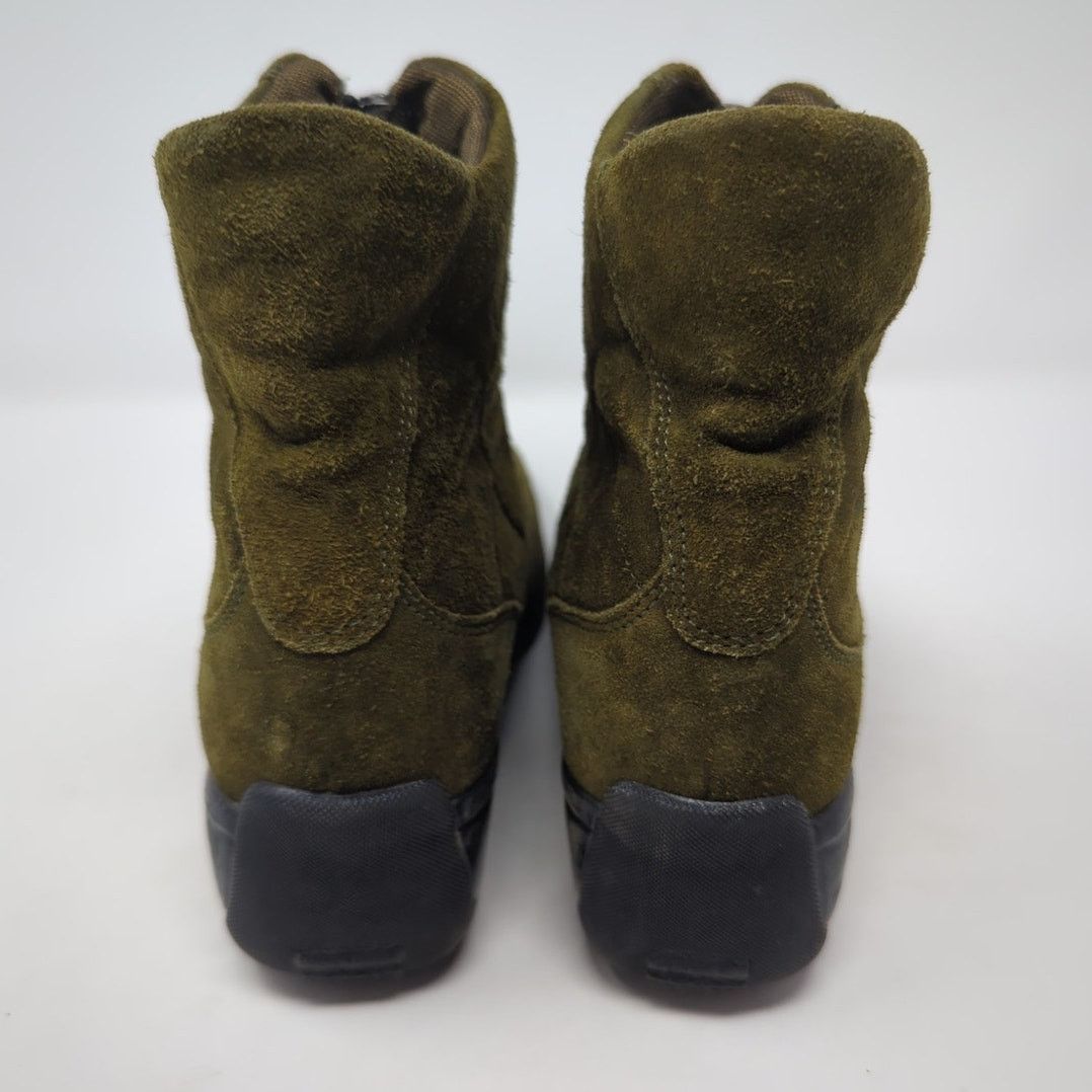 Aquatalia Aquatalia Suede Olive Green Ankle Boots Womens Size 6 Size US 6 / IT 36 - 5 Thumbnail