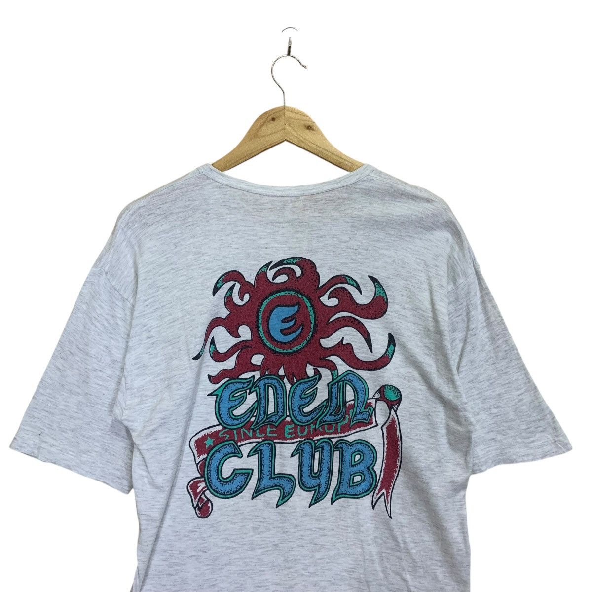 Quiksilver Vintage 90s Eden Club Europe Surfboards Big Logo Tee Size US M / EU 48-50 / 2 - 4 Thumbnail