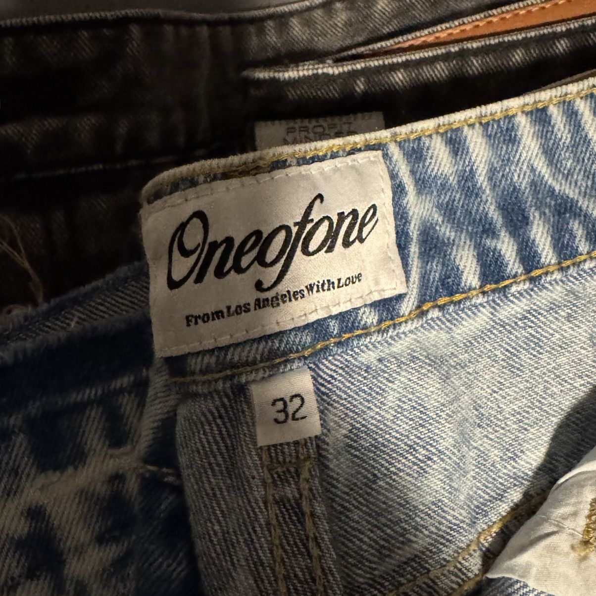 Other OneofOne Rhinestone Denim Shorts Size US 32 / EU 48 - 5 Thumbnail