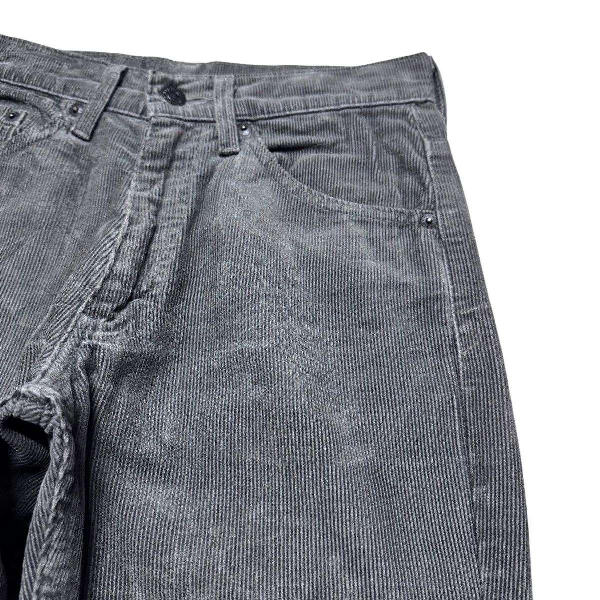 Levi's Vintage 90s Levis 517 Grey Corduroy Flare Jeans Hedi Slimane Size US 28 / EU 44 - 5 Thumbnail