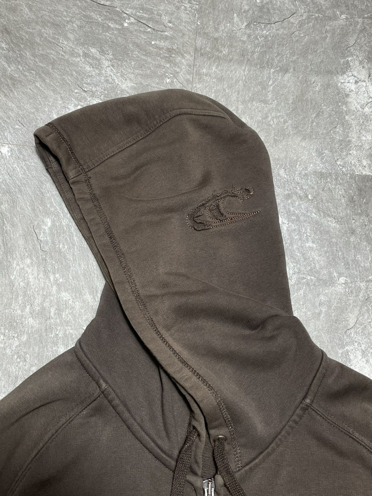 O'Neill Oneil Vintage Big Logo Zip Up Hoodie Faded Brown Surf Style Size US XL / EU 56 / 4 - 3 Thumbnail