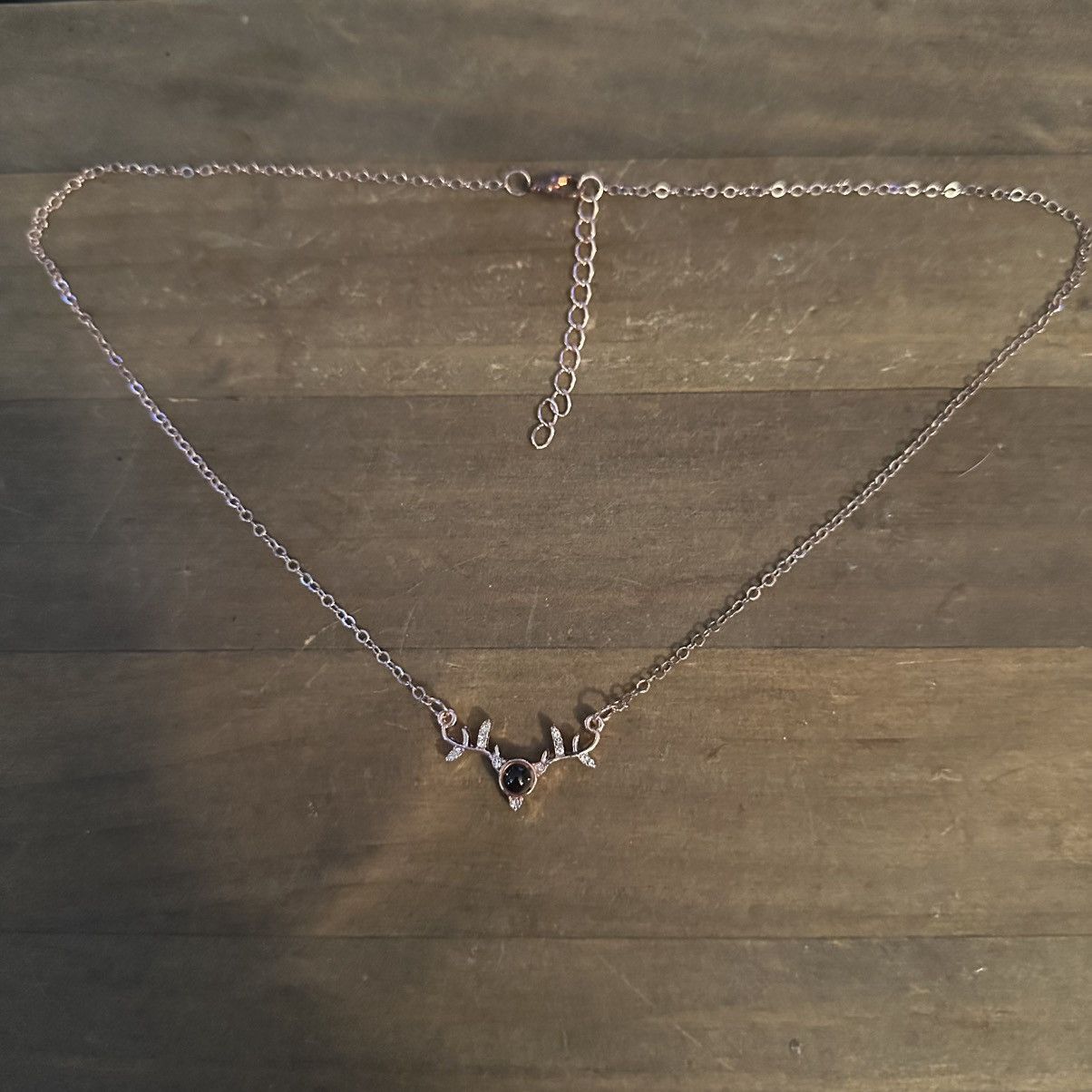 Other Rose gold paved projection deer antlers necklace Size ONE SIZE - 2 Thumbnail