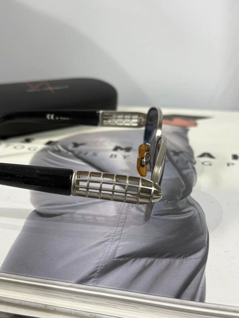 Yohji Yamamoto yohji yamamoto 90s metal mesh hollowed-out glasses Size ONE SIZE - 8 Thumbnail