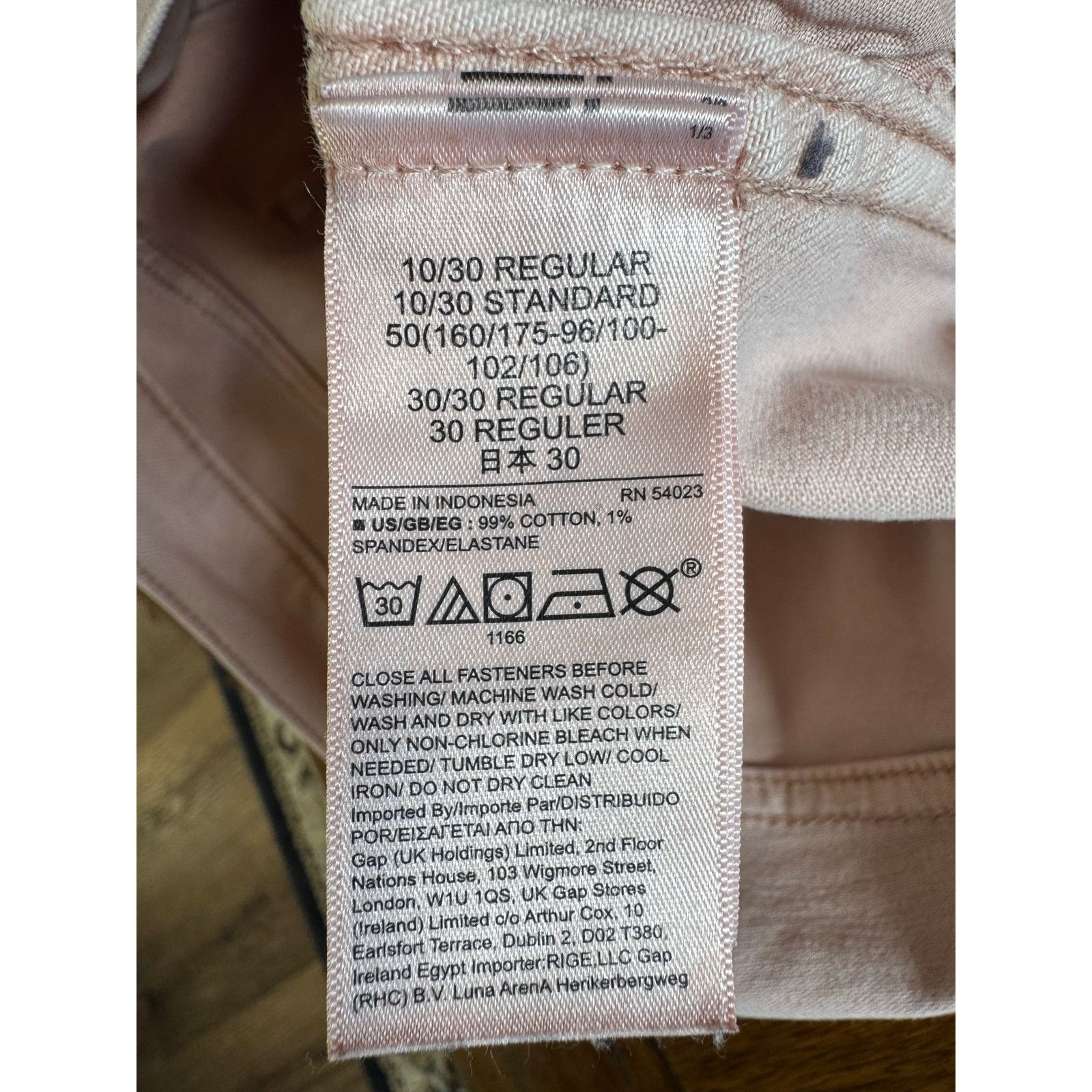 Gap GAP High Rise Vintage Slim Jeans Soft Pink 10/30R Size 32" / US 10 / IT 46 - 4 Thumbnail