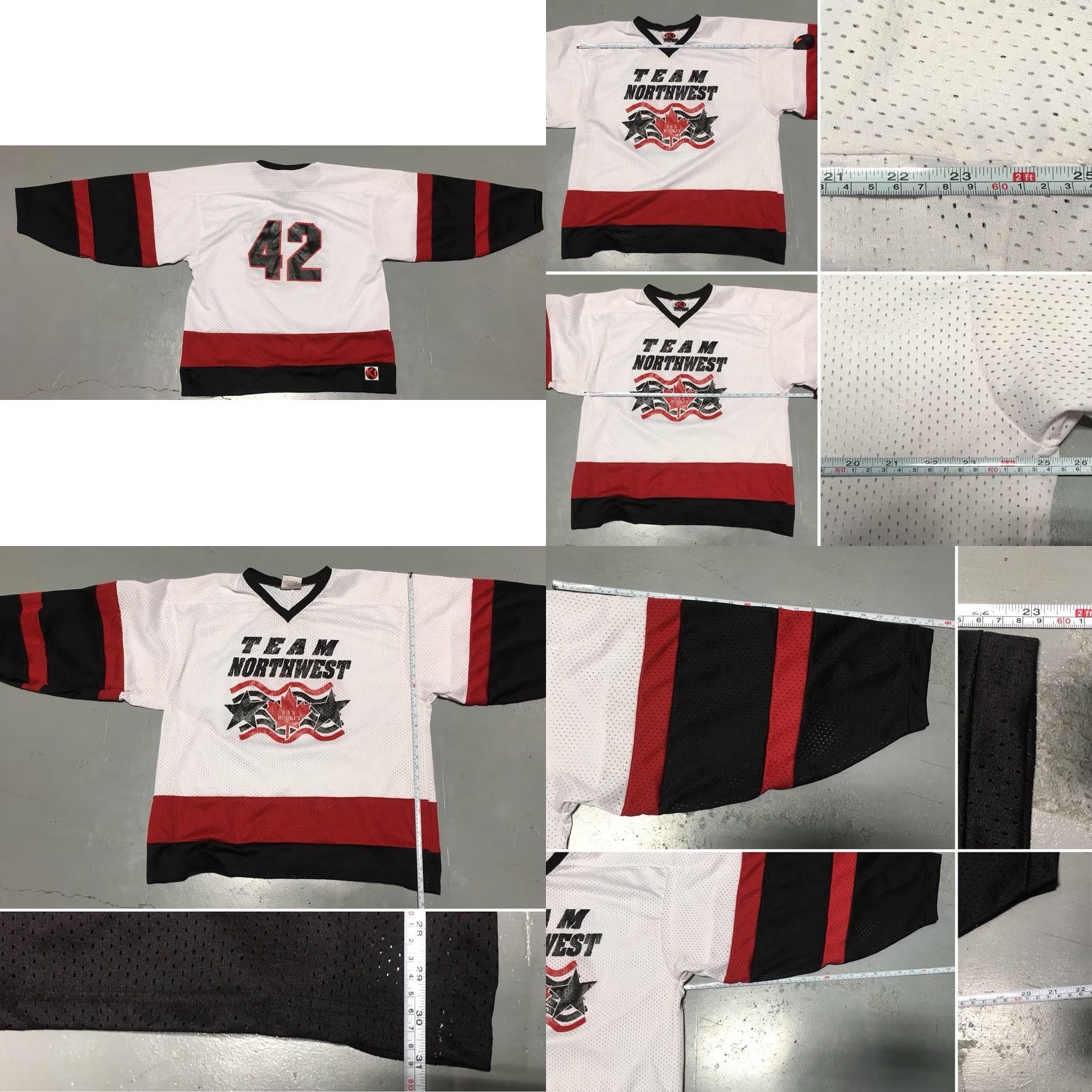 AAA K1 Sportswear Jersey Hockey Team Northwest AAA Made in the USA LG White Mens Regular Jersey Size US L / EU 52-54 / 3 - 8 Thumbnail