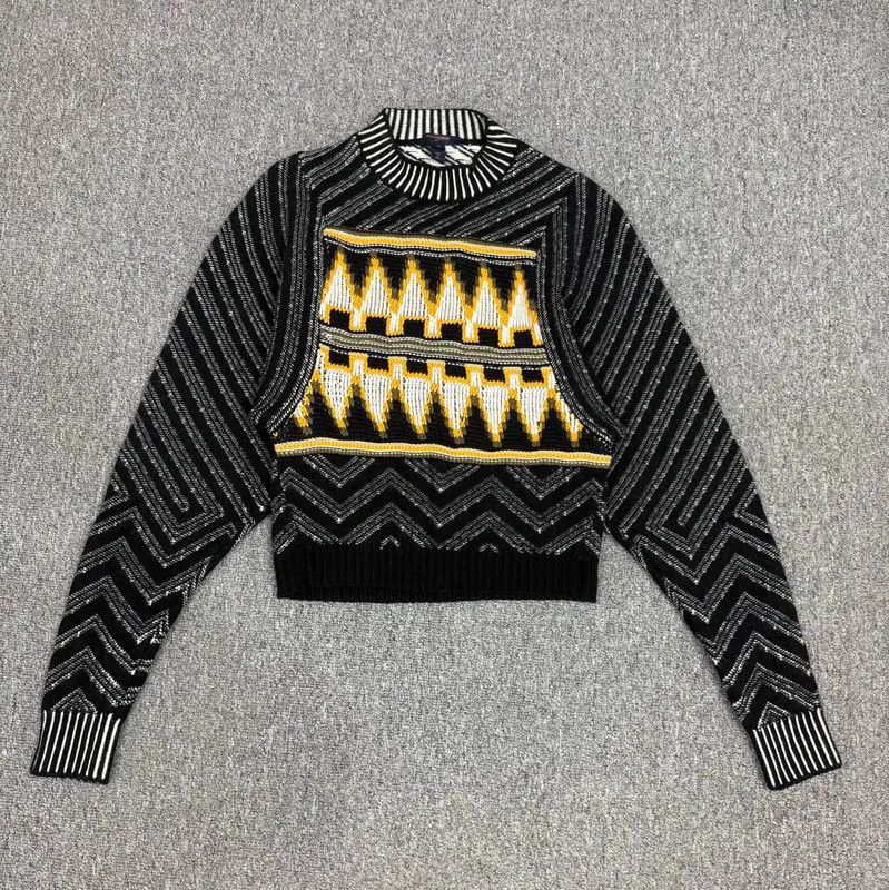 Louis Vuitton Grey Wool Knit Sweater for Men 0089