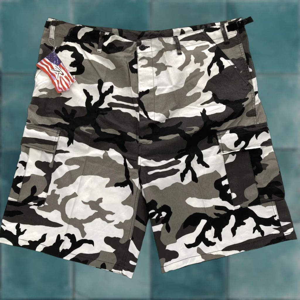 Rothco Rothco Ultra Force BDU Cargo Shorts Mens 2XL Urban Camouflage Adjustable Waist Size US 39 - 1 Thumbnail