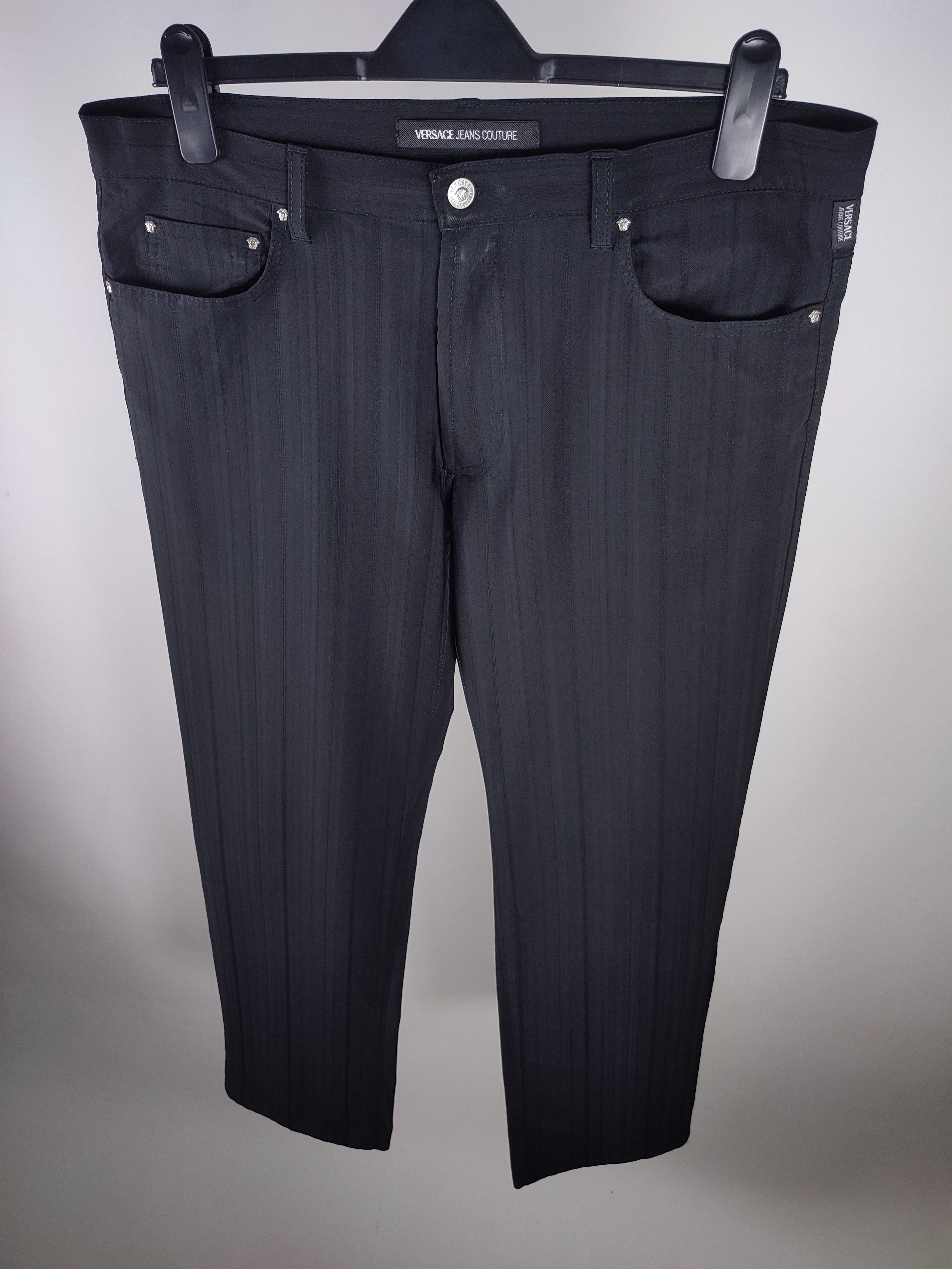 Versace Versace Vintage Striped Stretchy Trousers Pants Size US 36 / EU 52 - 6 Thumbnail