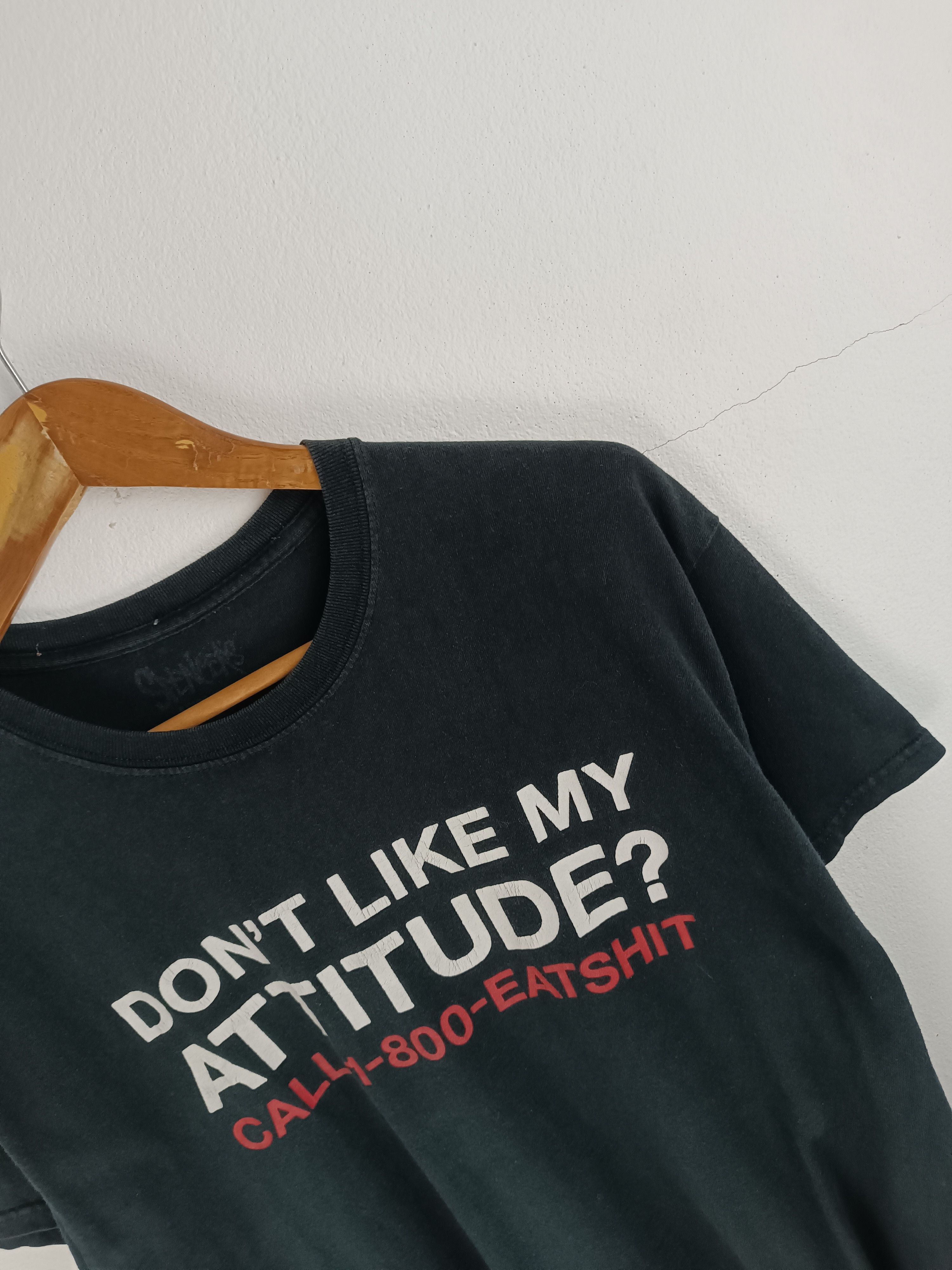 Vintage VINTAGE CALL 1-800-EATSHIT HUMOR ADULT FUNNY TEE Size US L / EU 52-54 / 3 - 6 Thumbnail
