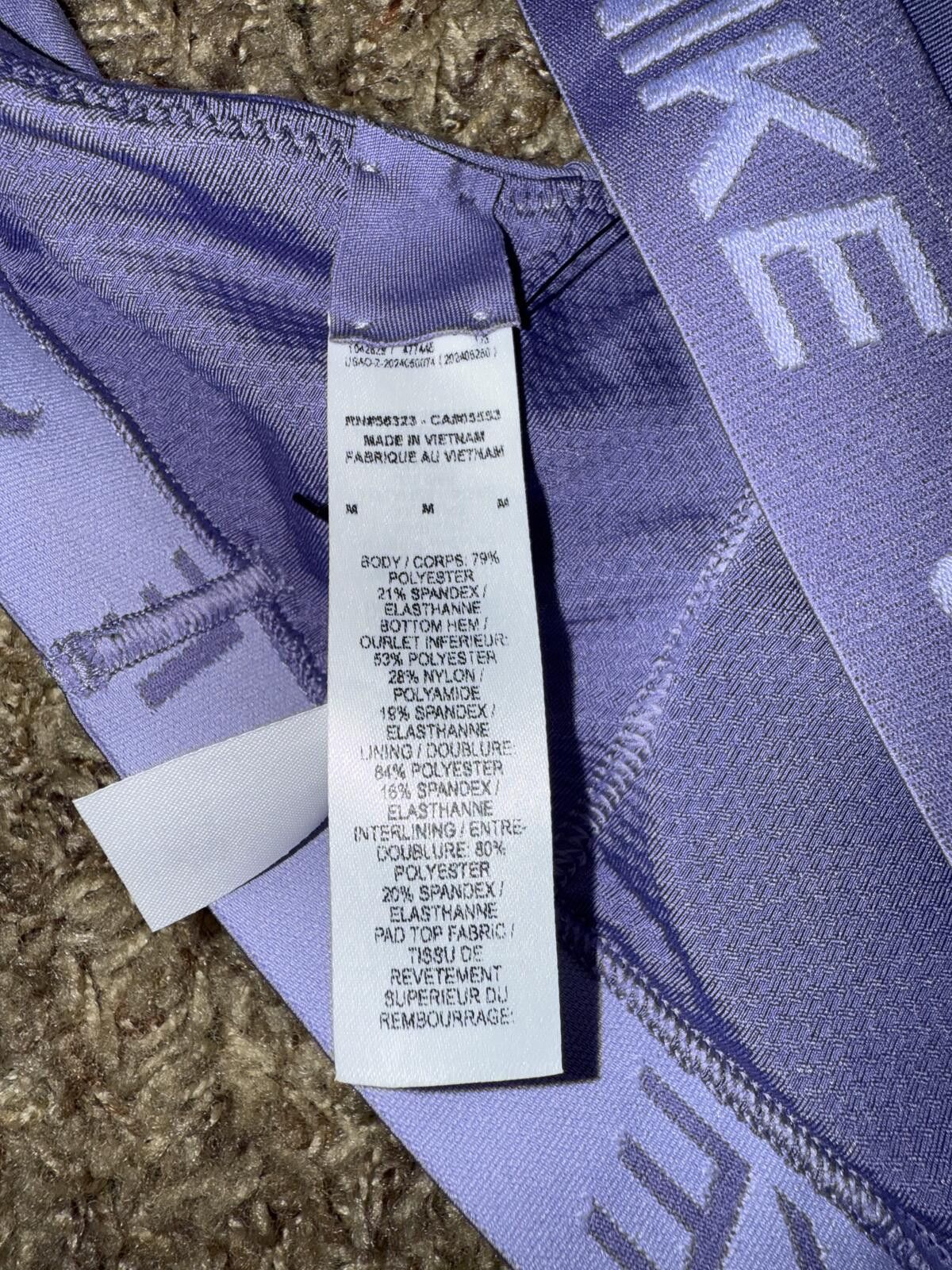 Nike Nike Indy Light Support Women's Adjustable Sports Bra Sample Size ONE SIZE - 5 Thumbnail