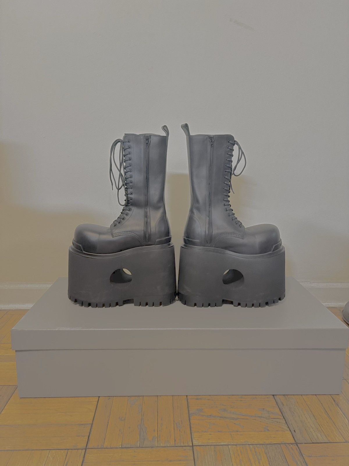 Balenciaga BALENCIAGA RUNWAY GIANT BOOT | Grailed