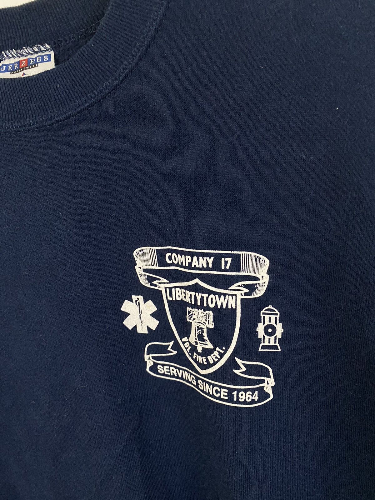 Vintage Vintage Fire Dept. Sweatshirt Size US L / EU 52-54 / 3 - 4 Thumbnail