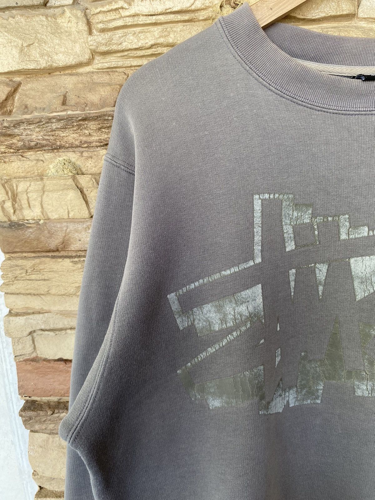 Stussy Rare Vintage Stussy Spellout Logo Sweatshirt Faded Size US M / EU 48-50 / 2 - 7 Thumbnail