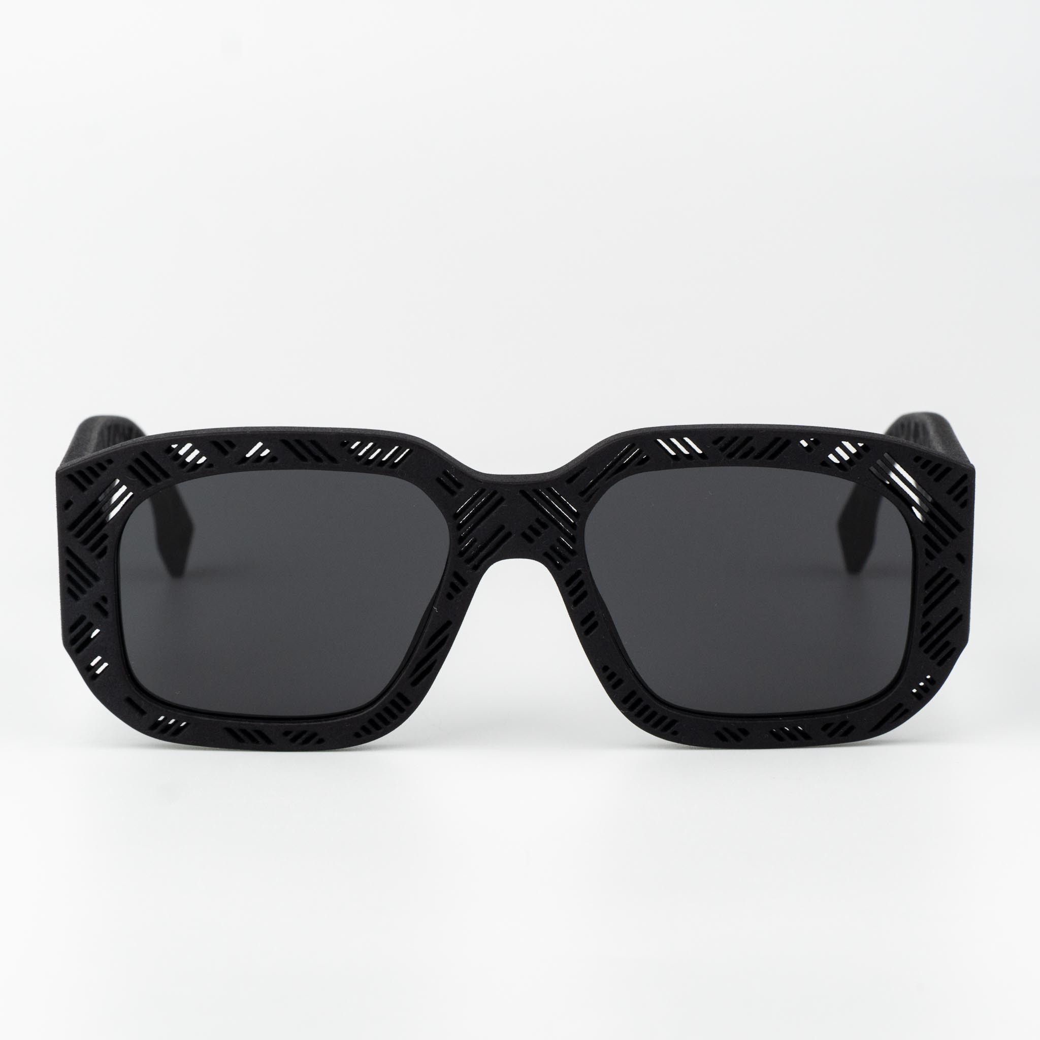 Fendi Fendi SHADOW Men Sunglasses Geometric Matte FE40113I 02A Size ONE SIZE - 4 Thumbnail
